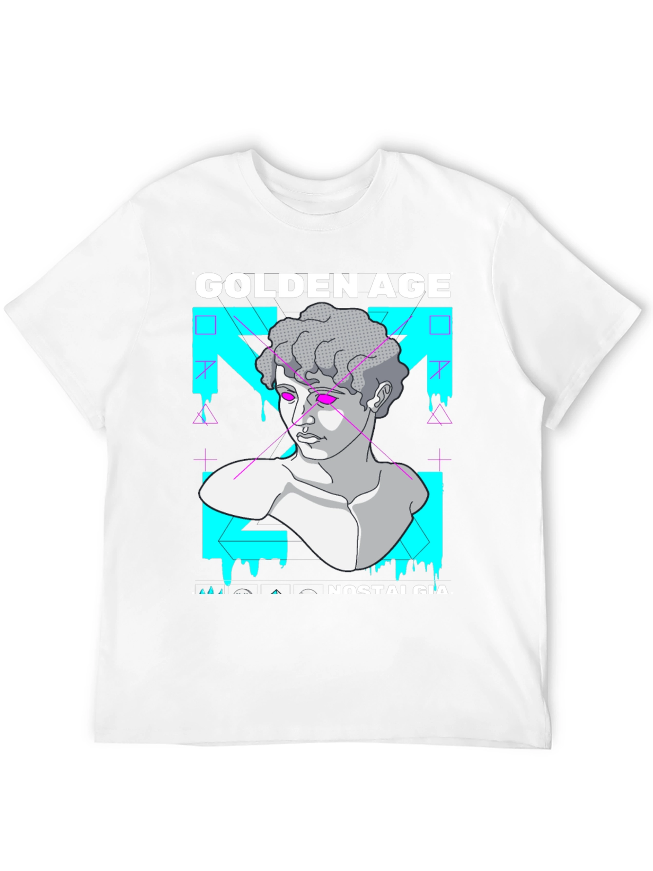 Golden Age Nostalgia Graphic Print T-Shirt
