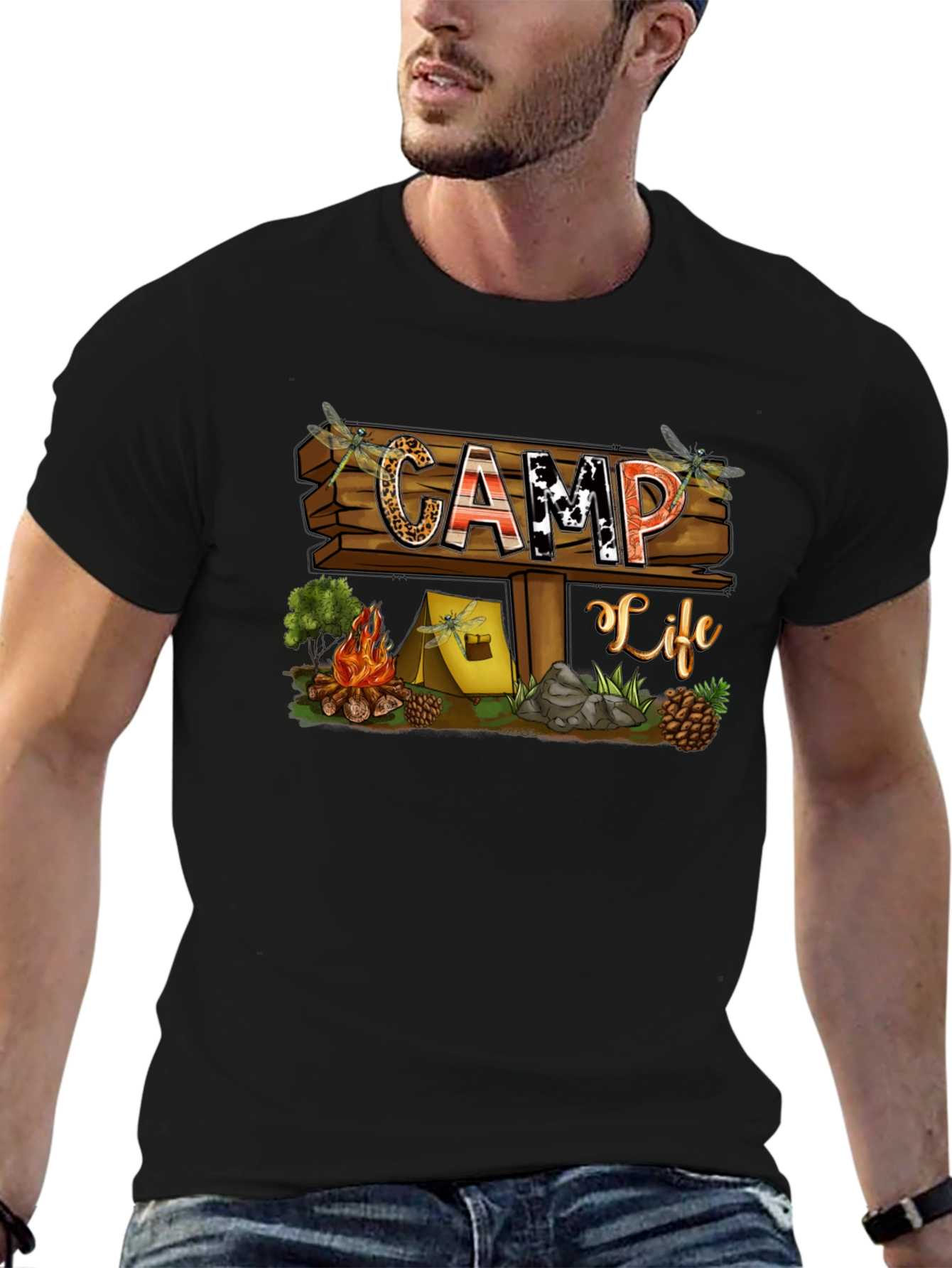 Camp Life T-Shirt - Nature Adventure Apparel