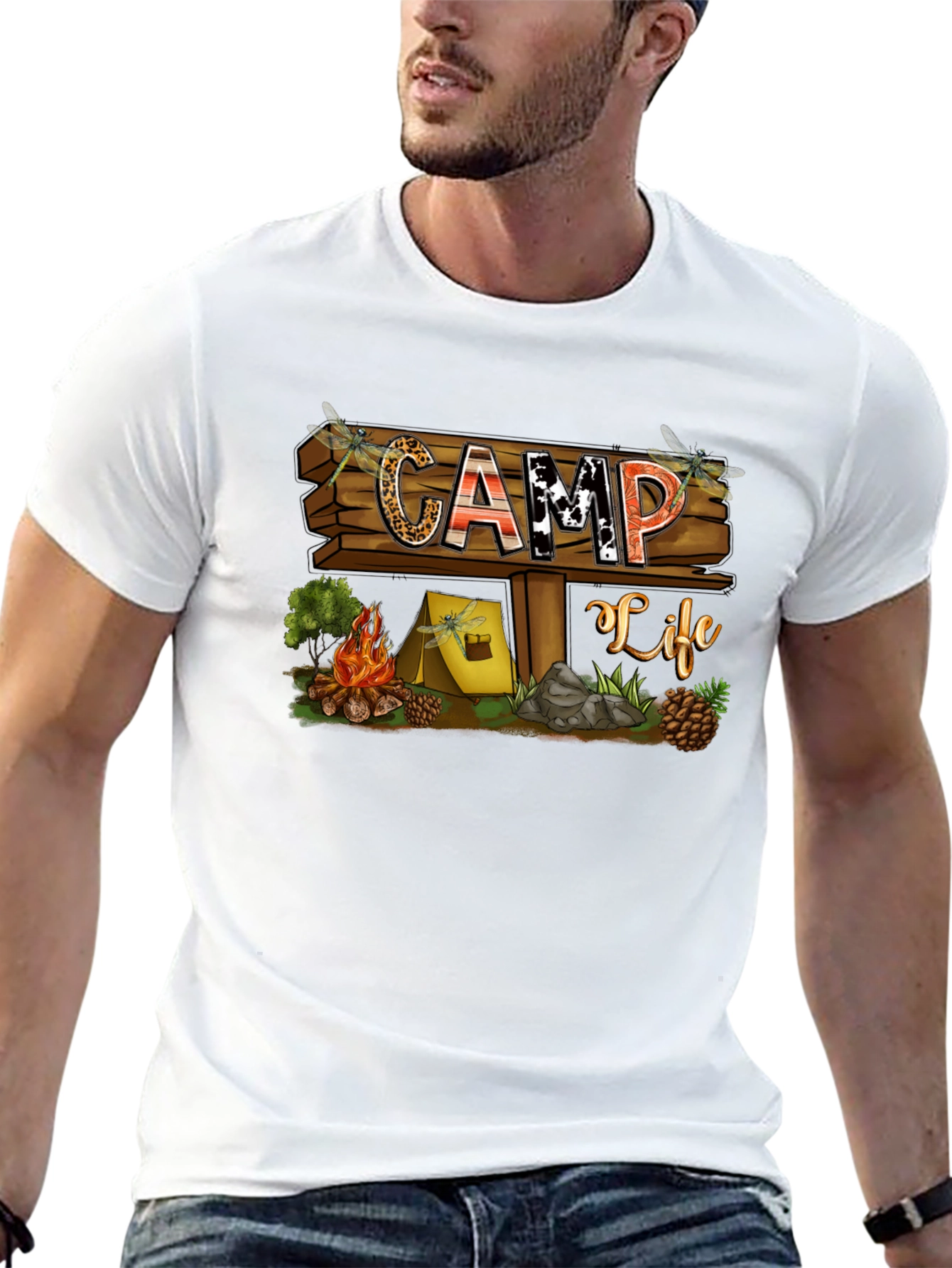 Camp Life T-Shirt - Nature Adventure Apparel