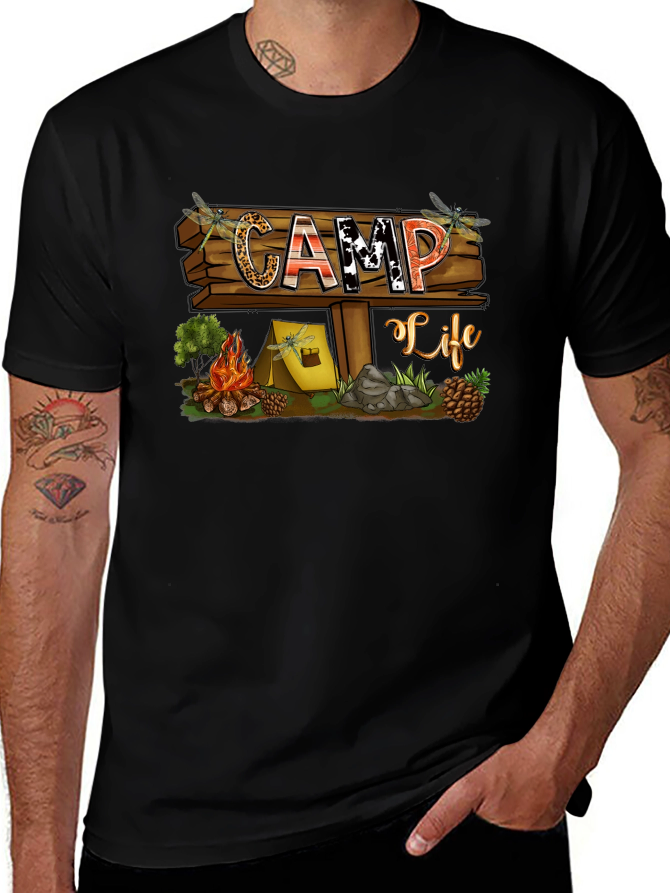 Camp Life T-Shirt - Nature Adventure Apparel