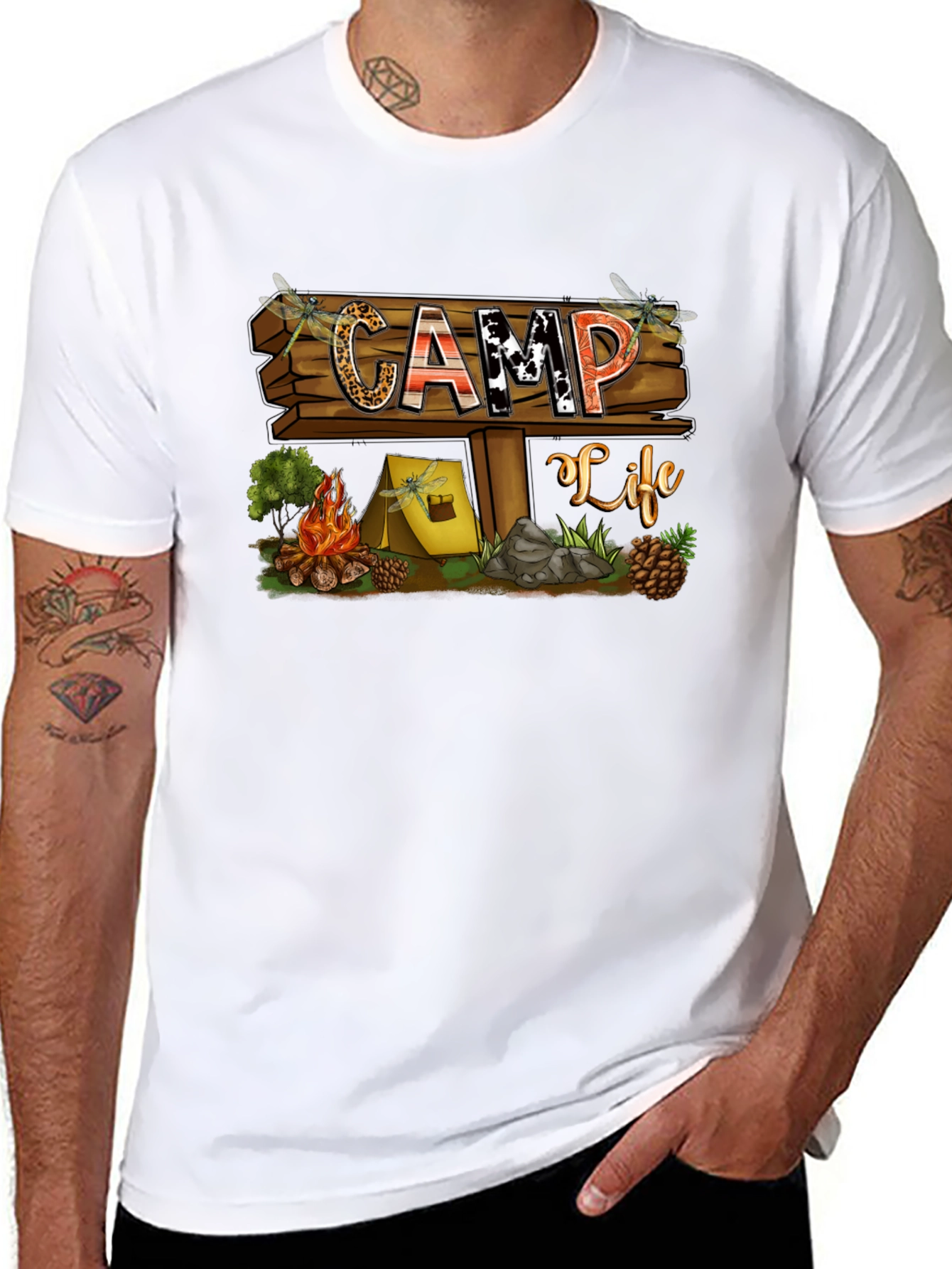 Camp Life T-Shirt - Nature Adventure Apparel