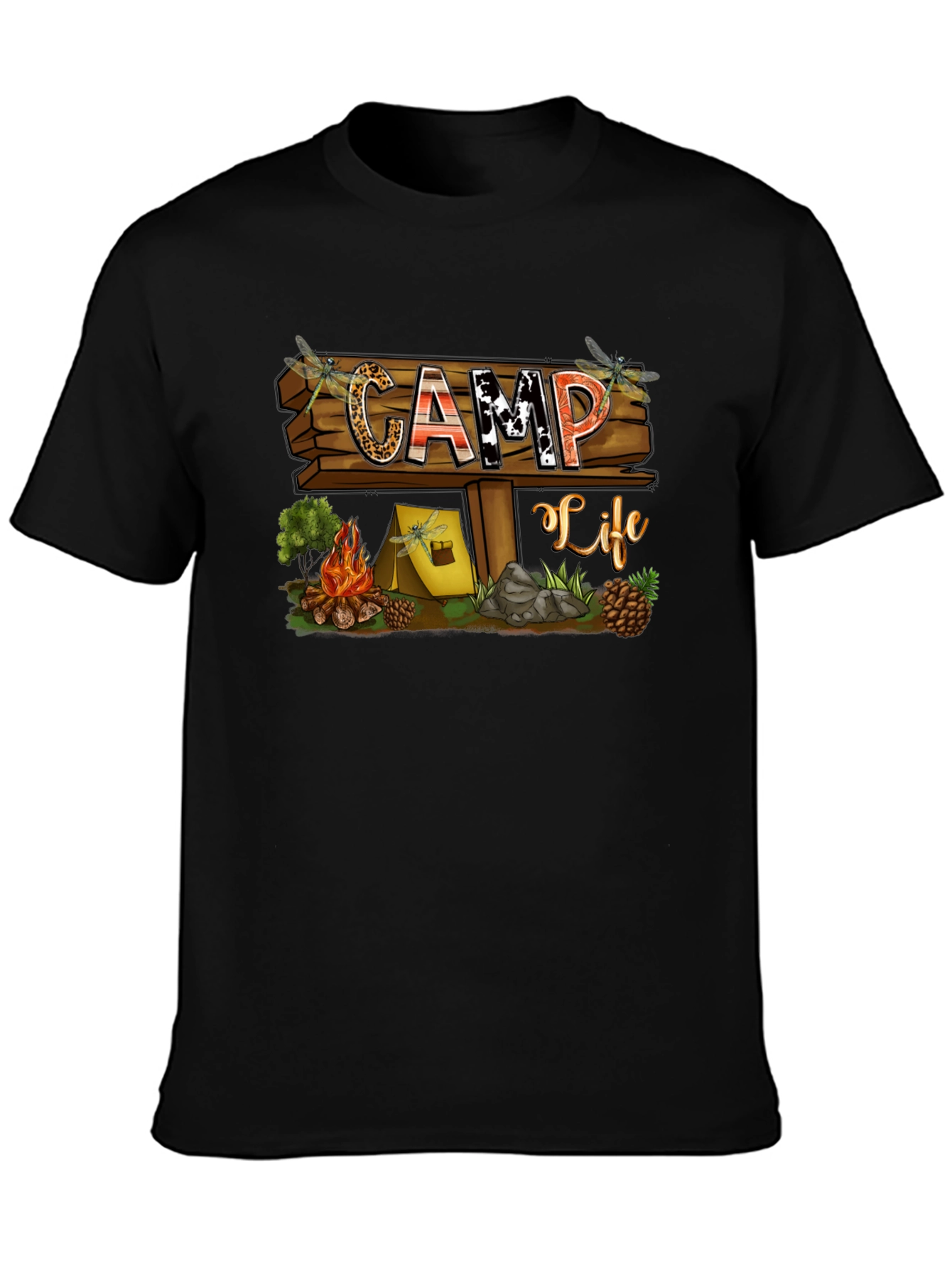 Camp Life T-Shirt - Nature Adventure Apparel