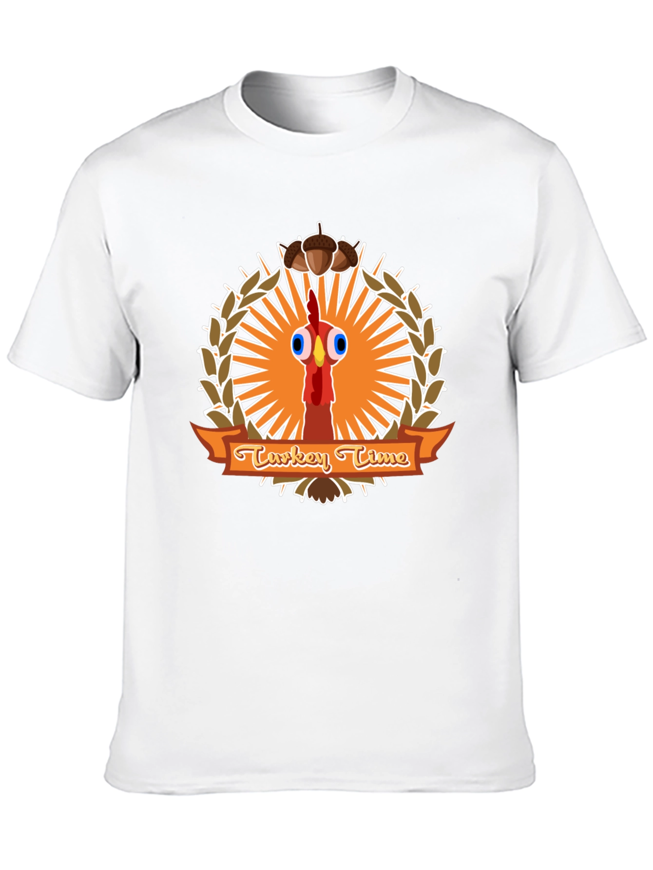 Turkey Time T-Shirt Funny Thanksgiving Tee