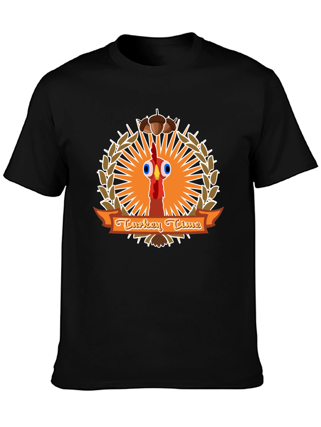 Turkey Time T-Shirt Funny Thanksgiving Tee