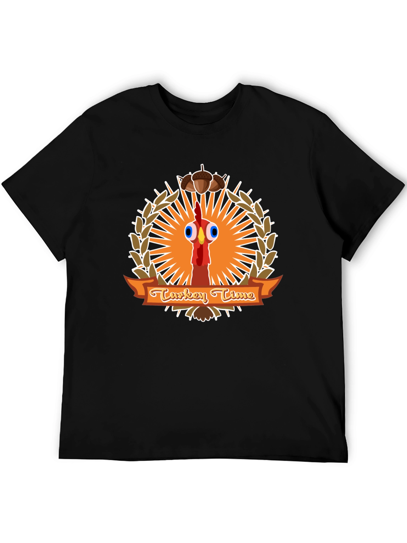 Turkey Time T-Shirt Funny Thanksgiving Tee
