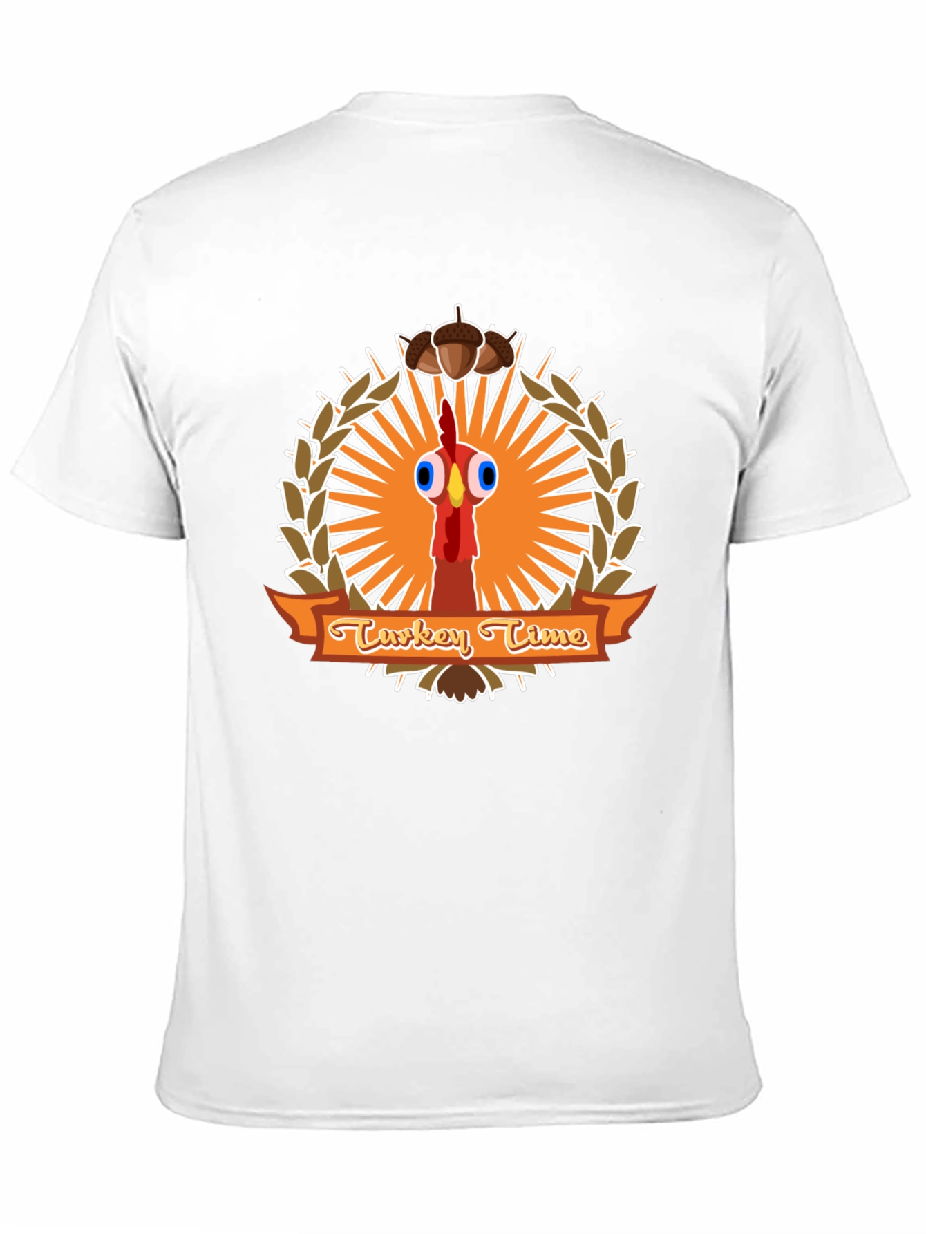 Turkey Time T-Shirt Funny Thanksgiving Tee