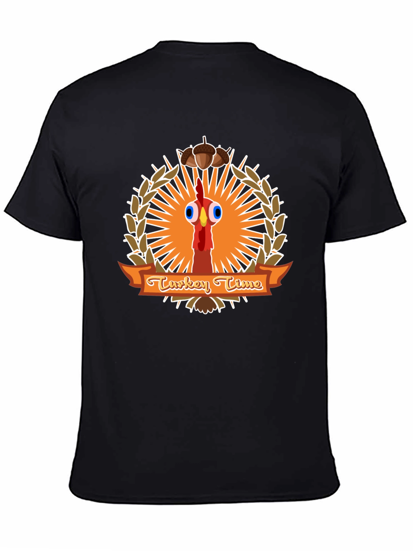 Turkey Time T-Shirt Funny Thanksgiving Tee