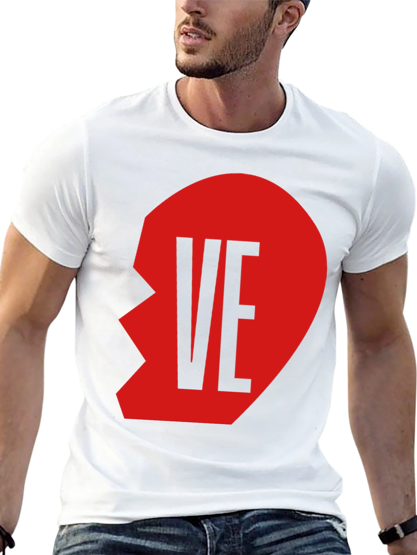 Matching Couples Heart T-Shirt - VE Part