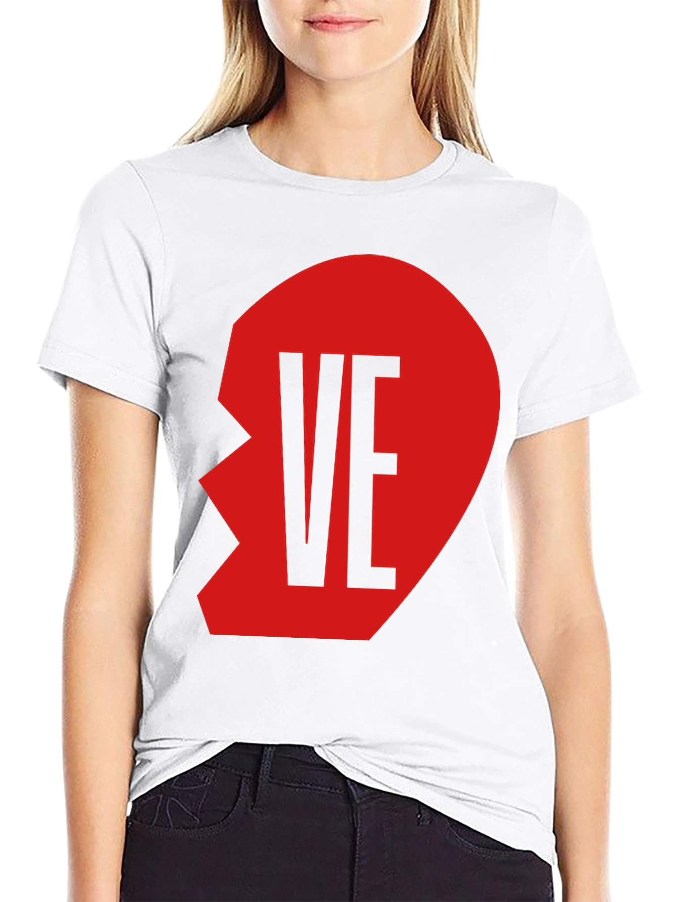 Matching Couples Heart T-Shirt - VE Part