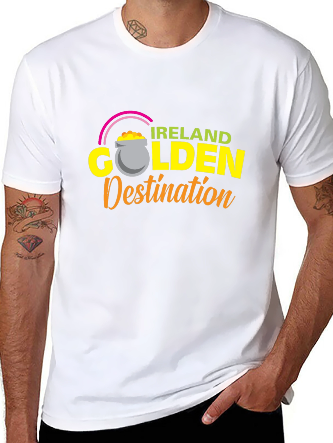 Ireland Golden Destination Graphic Tee