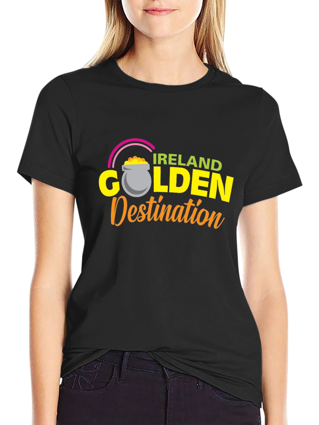 Ireland Golden Destination Graphic Tee