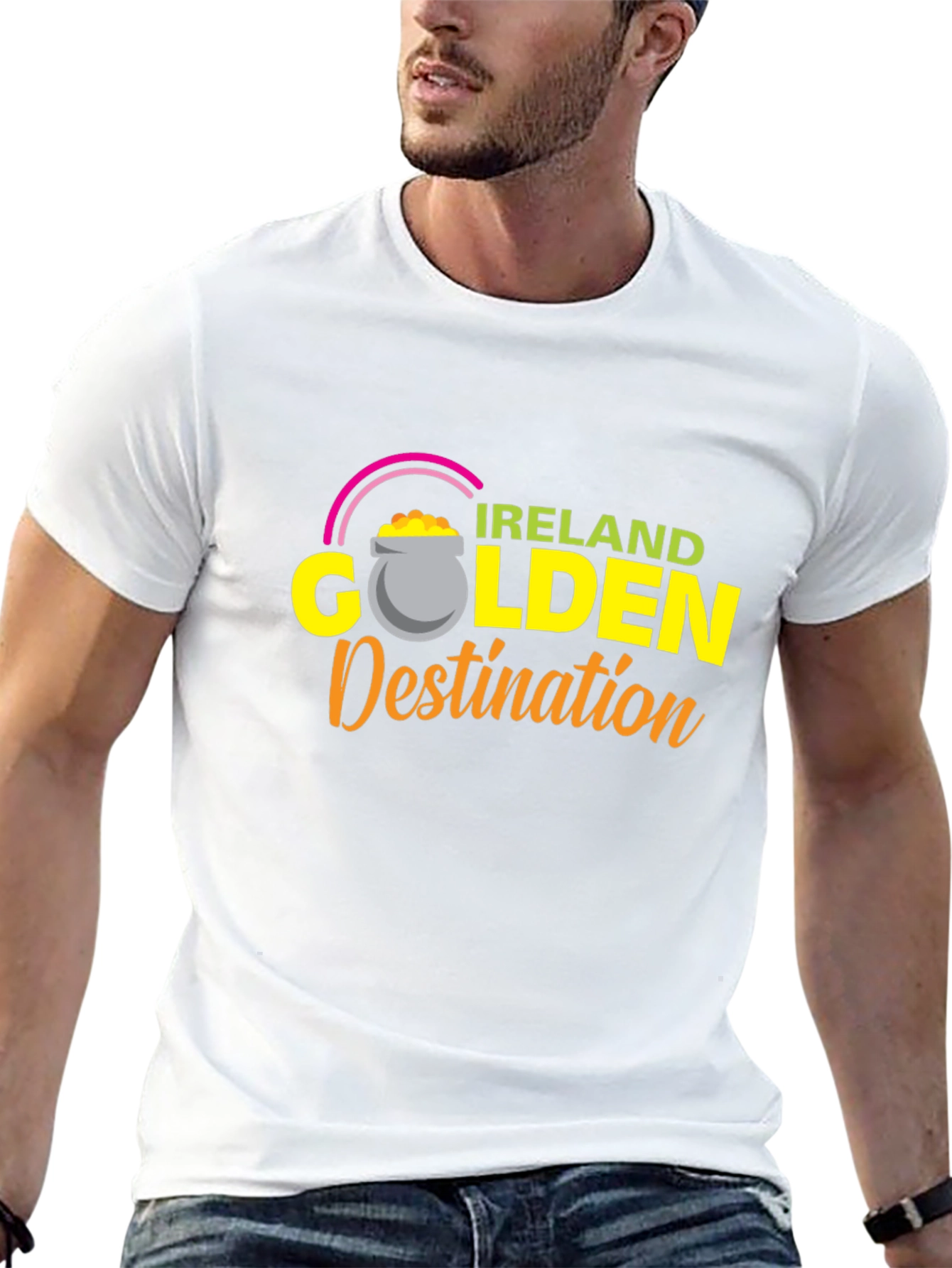 Ireland Golden Destination Graphic Tee