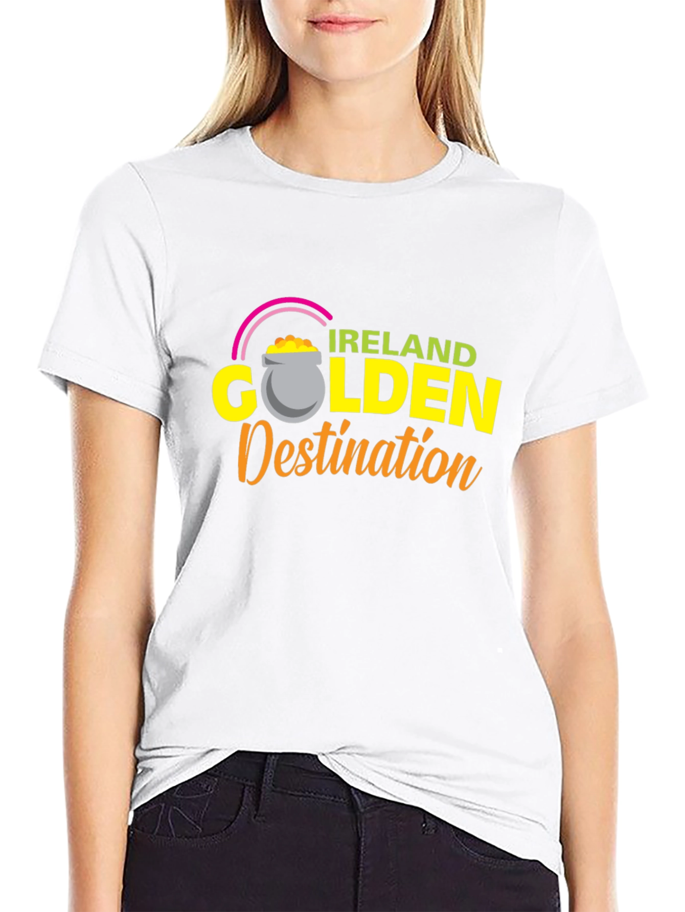 Ireland Golden Destination Graphic Tee