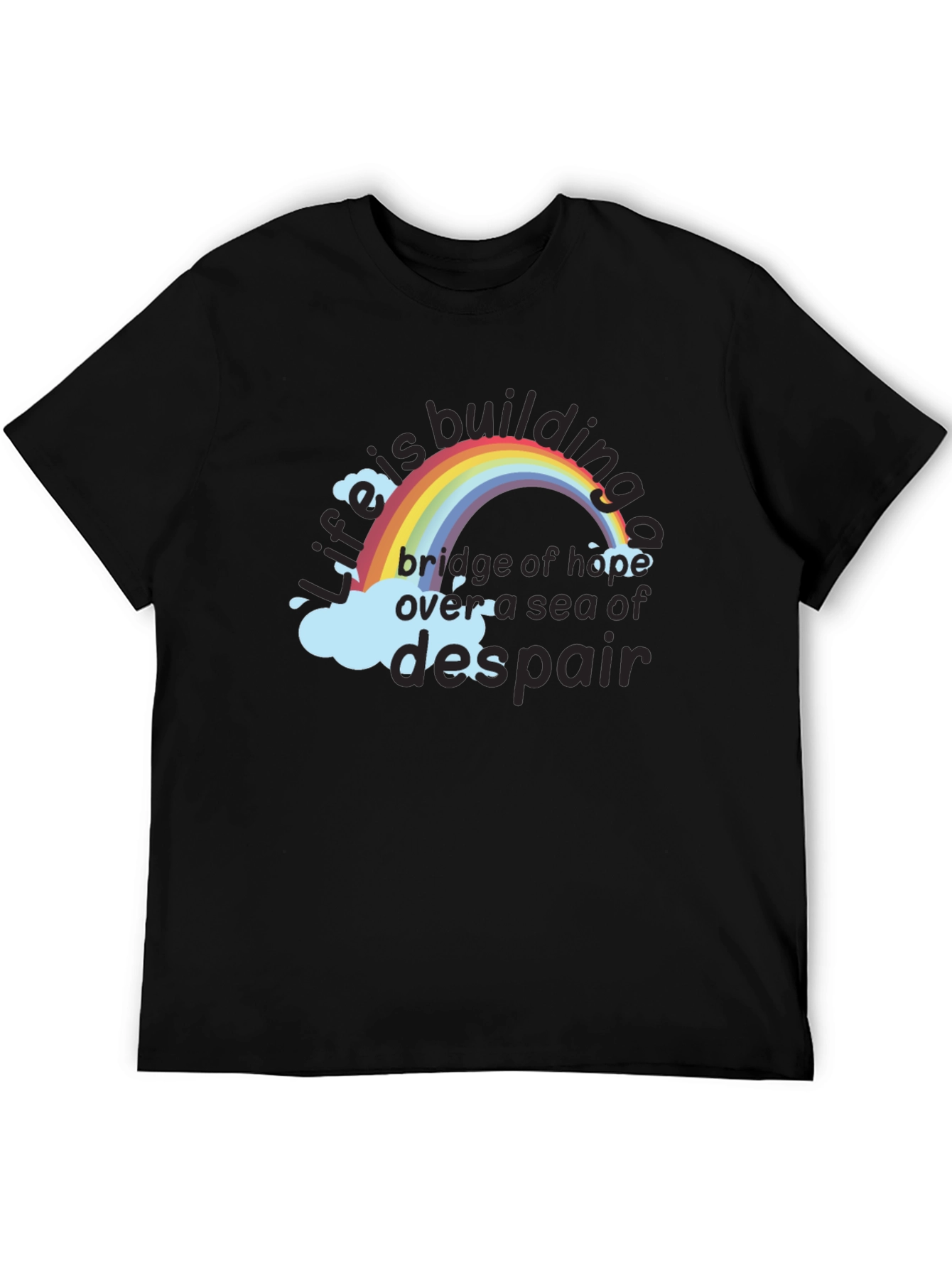 Rainbow Bridge of Hope Graphic Tee