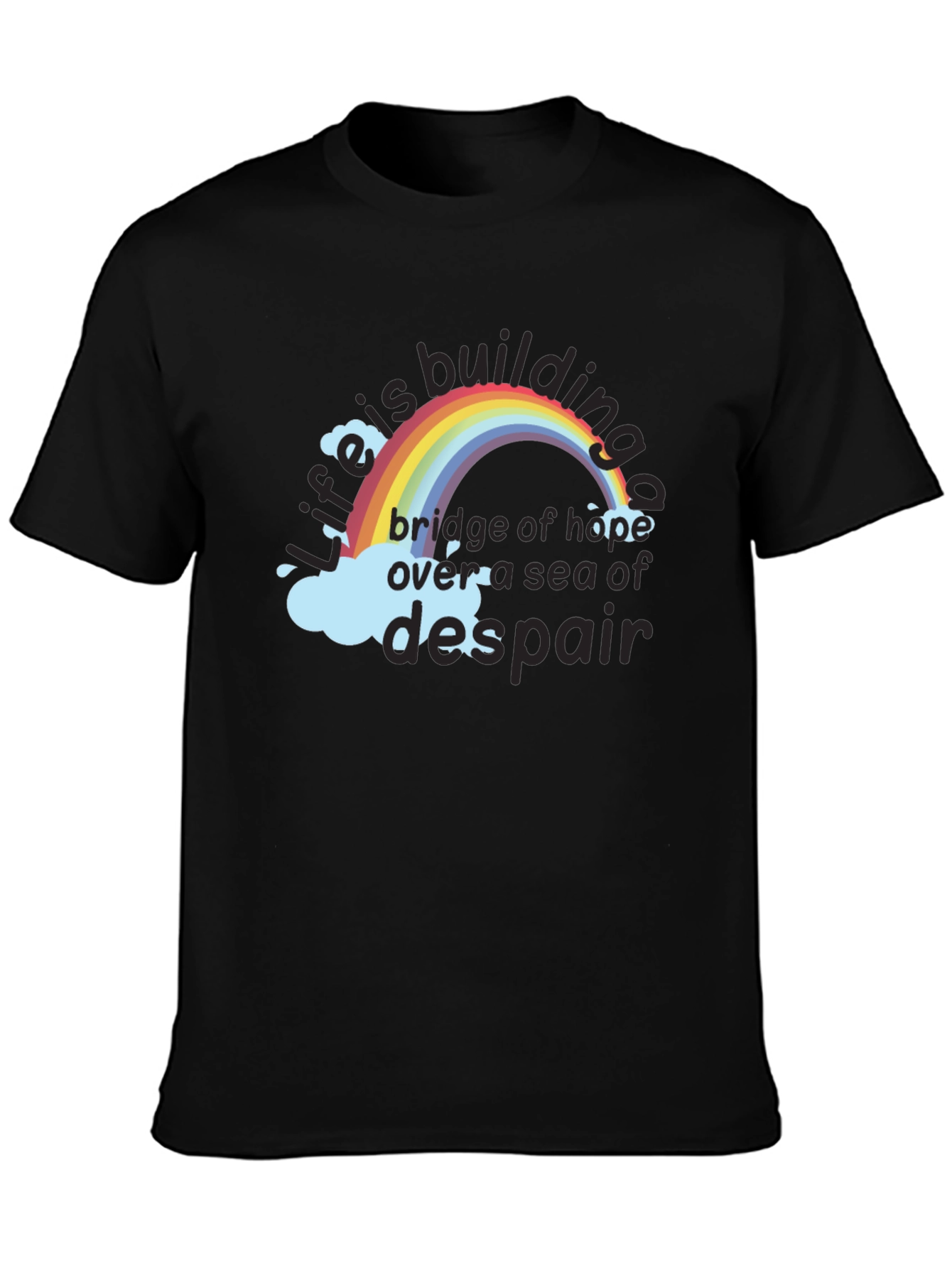 Rainbow Bridge of Hope Graphic Tee
