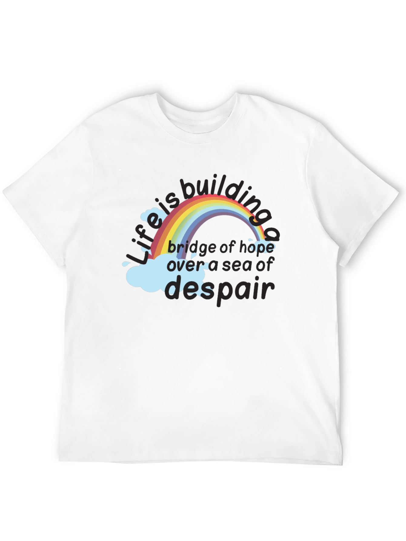 Rainbow Bridge of Hope Graphic Tee