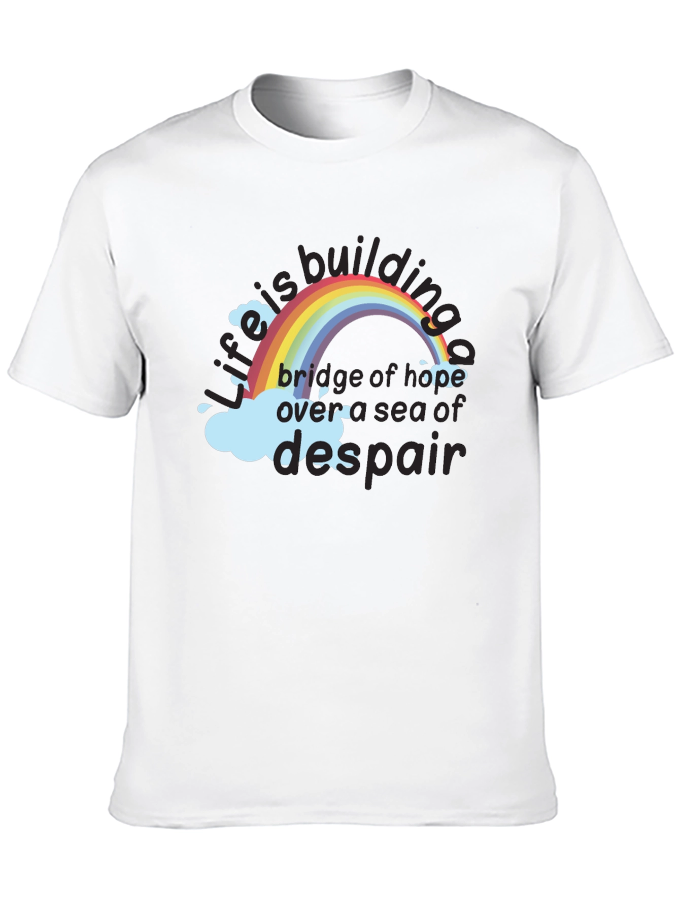 Rainbow Bridge of Hope Graphic Tee