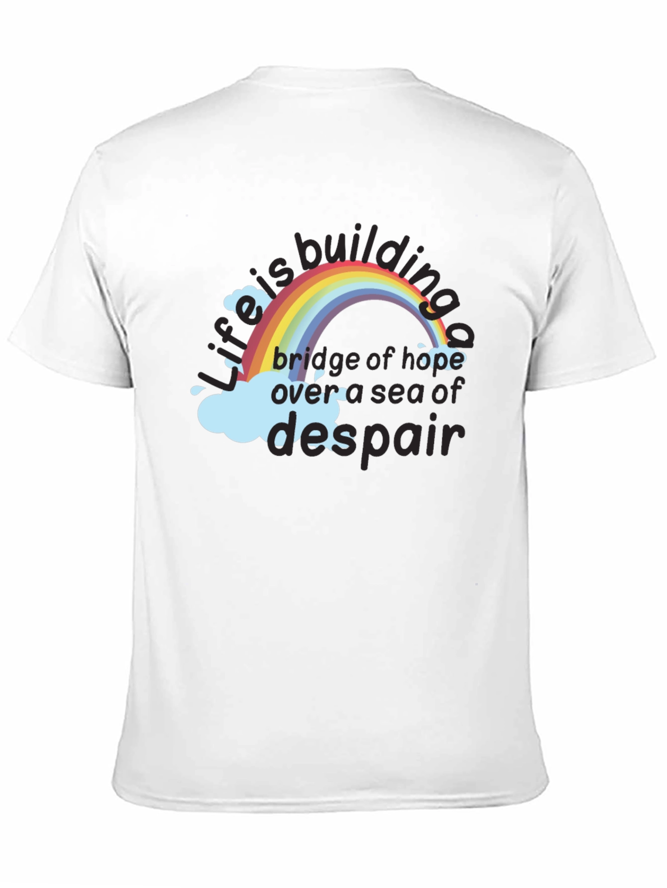 Rainbow Bridge of Hope Graphic Tee