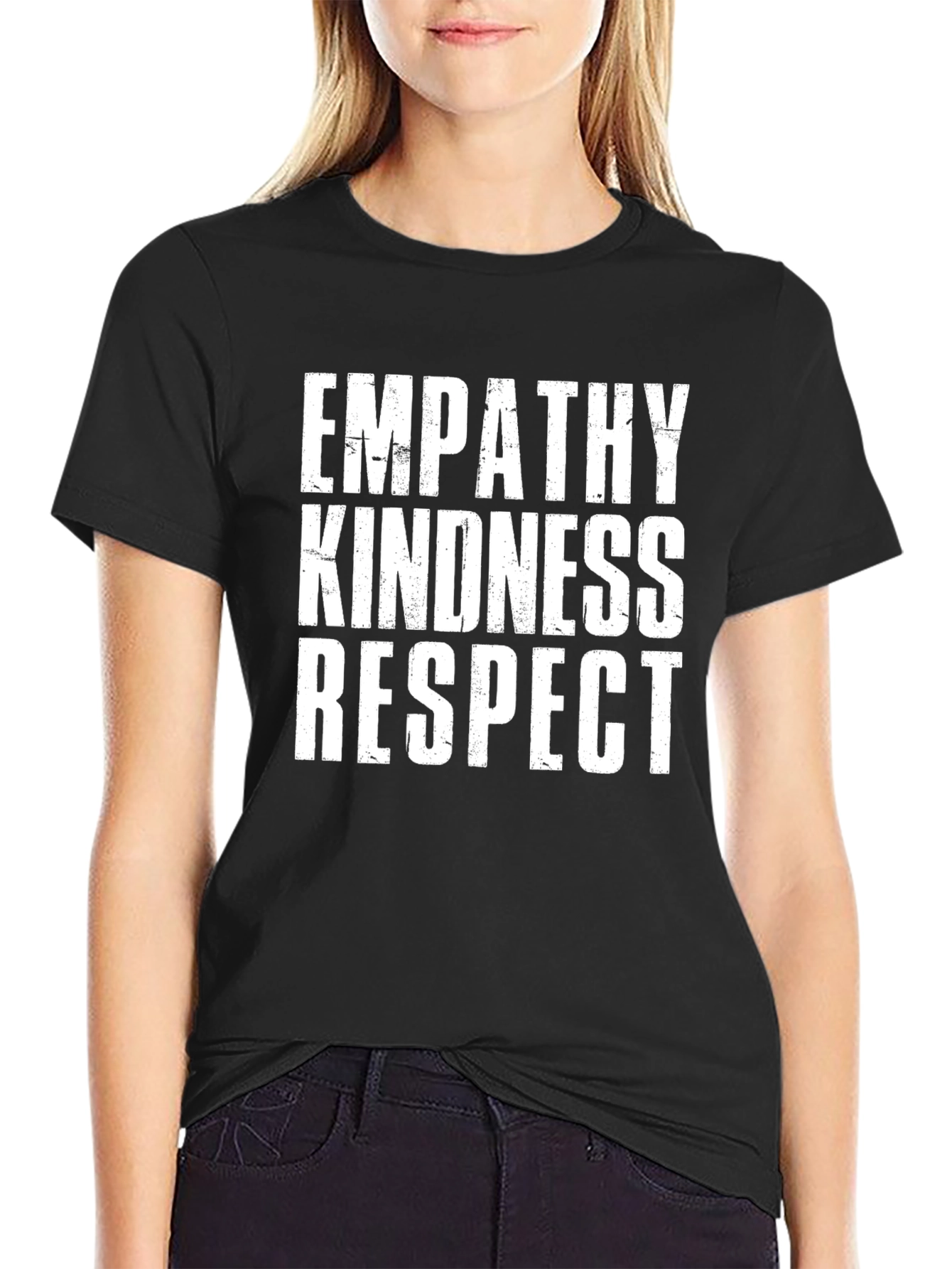 Empathy Kindness Respect T-Shirt - Positive Message Tee