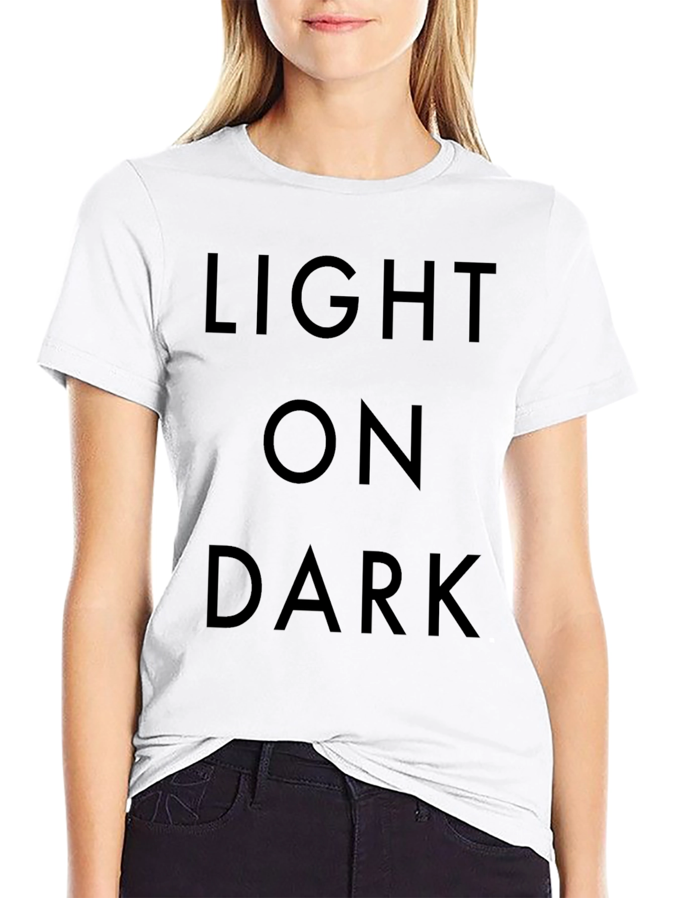 Light On Dark Graphic Tee - Stylish Mens T-Shirt