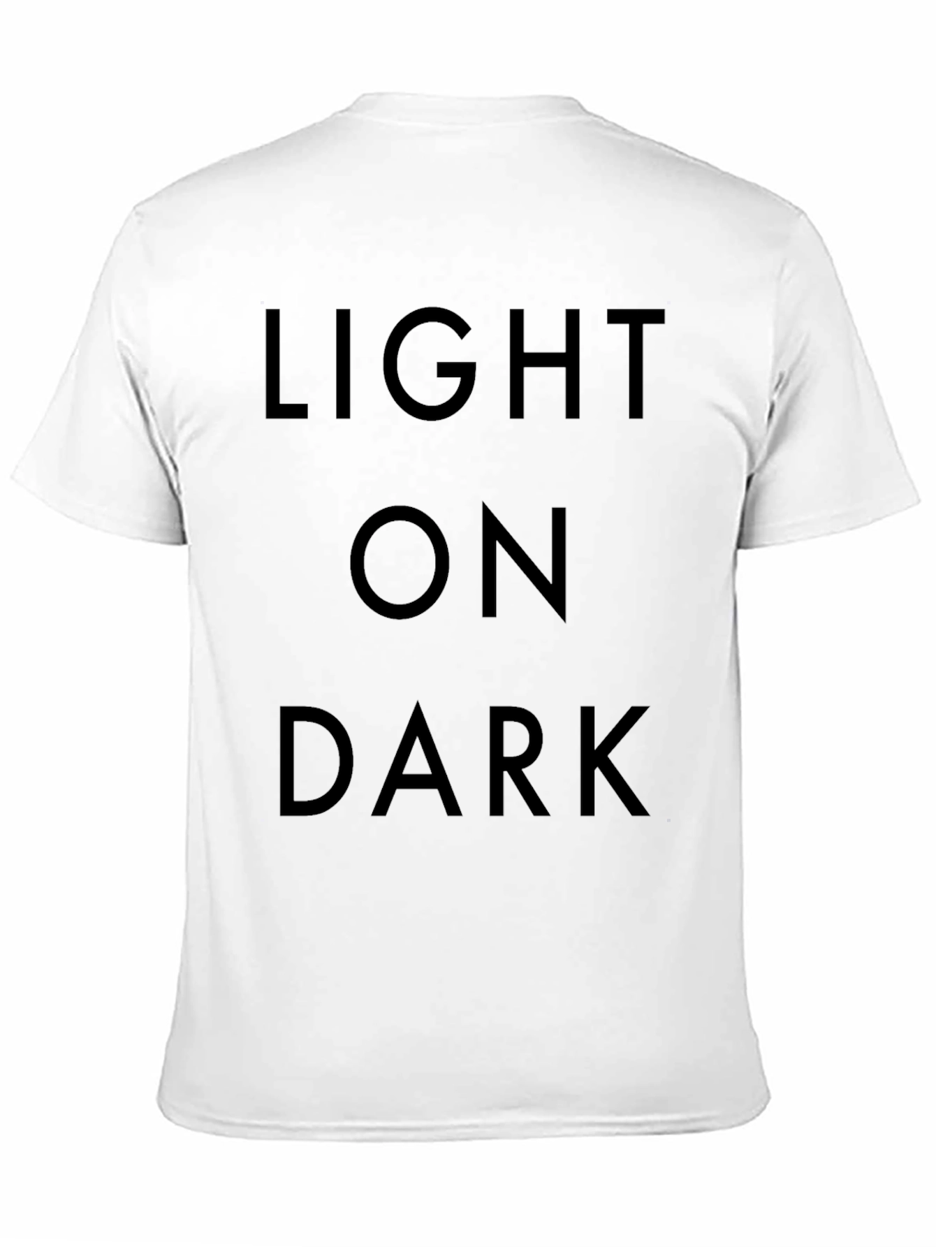 Light On Dark Graphic Tee - Stylish Mens T-Shirt