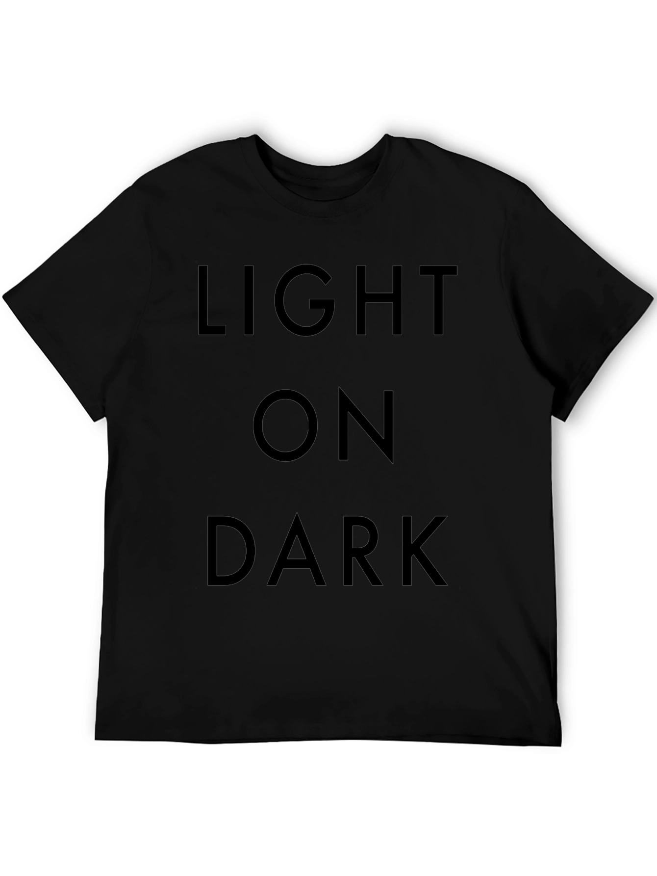 Light On Dark Graphic Tee - Stylish Mens T-Shirt