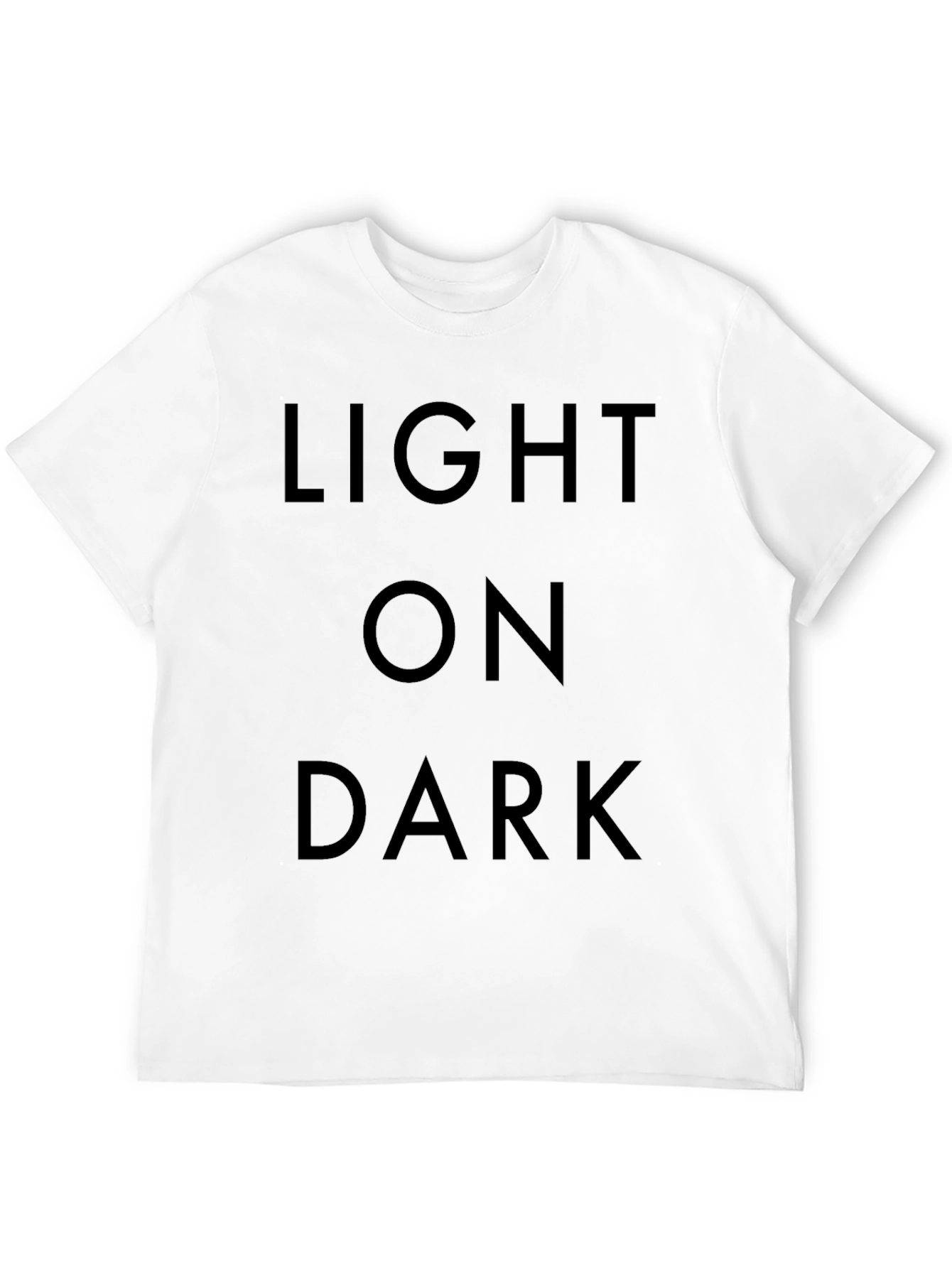 Light On Dark Graphic Tee - Stylish Mens T-Shirt