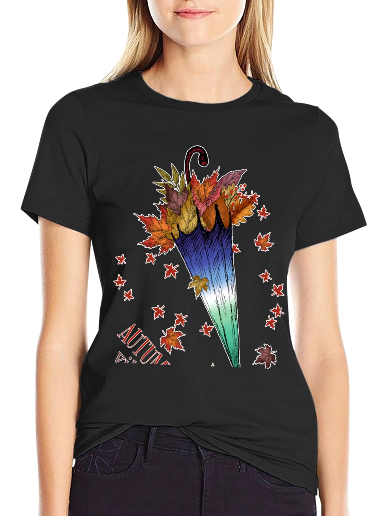 Autumn Umbrella T-Shirt