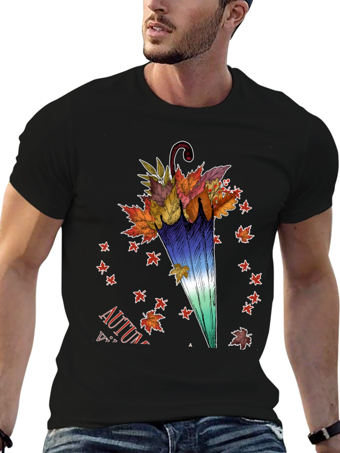 Autumn Umbrella T-Shirt
