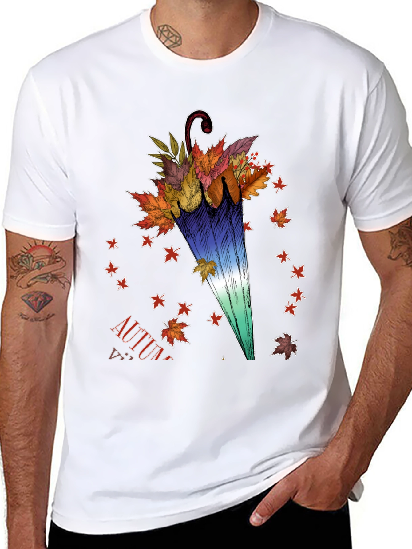 Autumn Umbrella T-Shirt
