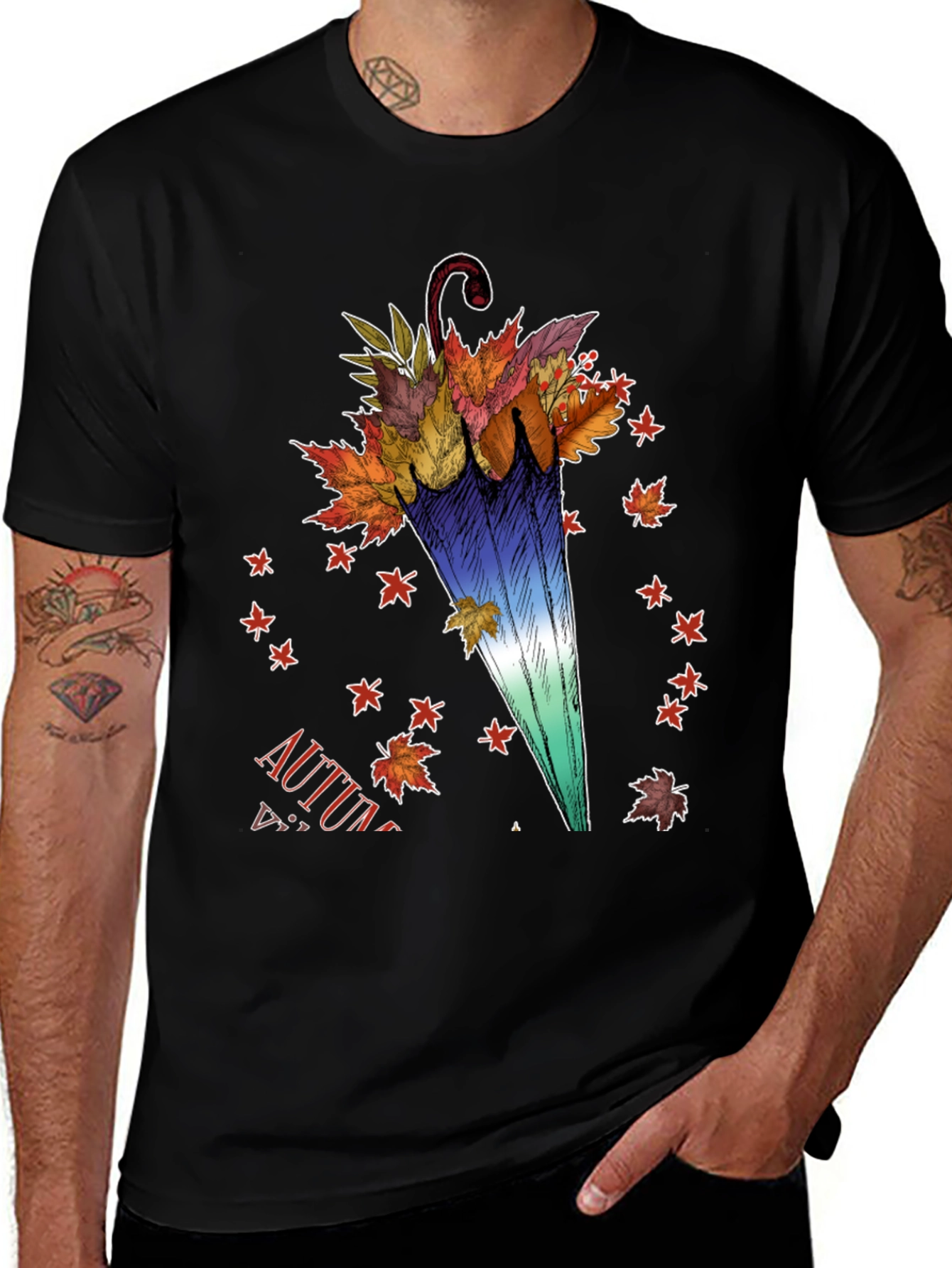 Autumn Umbrella T-Shirt