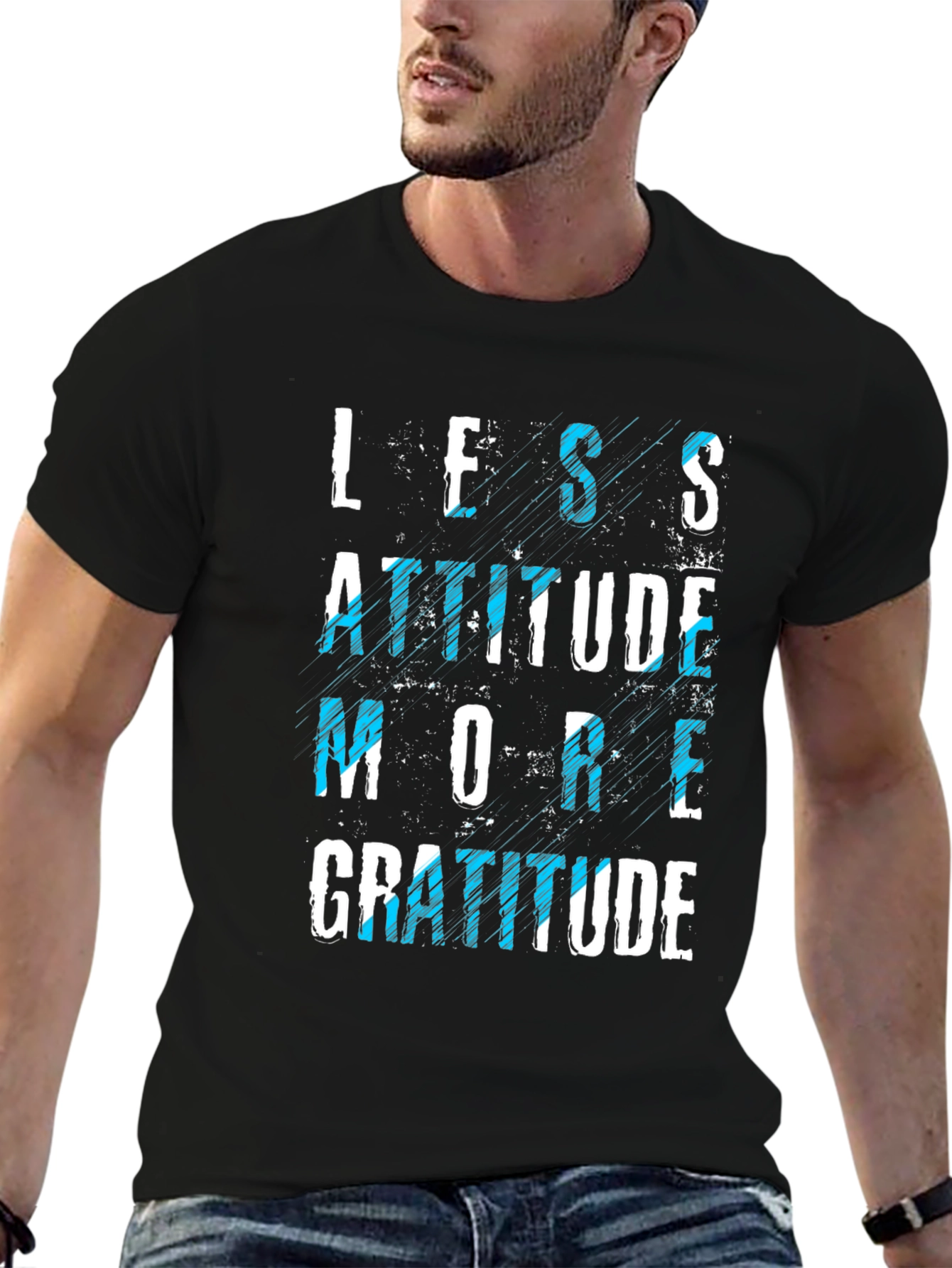 Less Attitude More Gratitude Graphic Tee