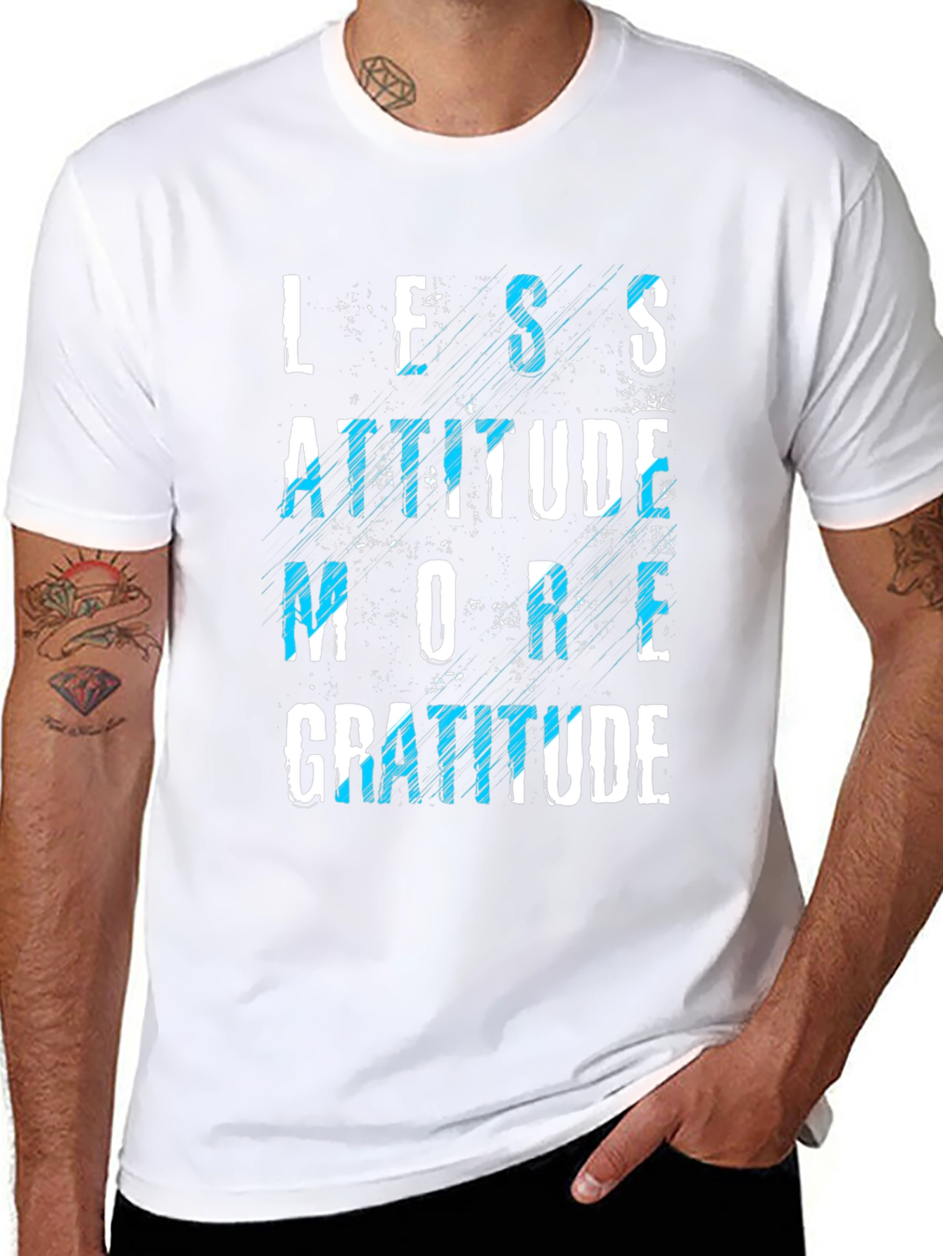 Less Attitude More Gratitude Graphic Tee