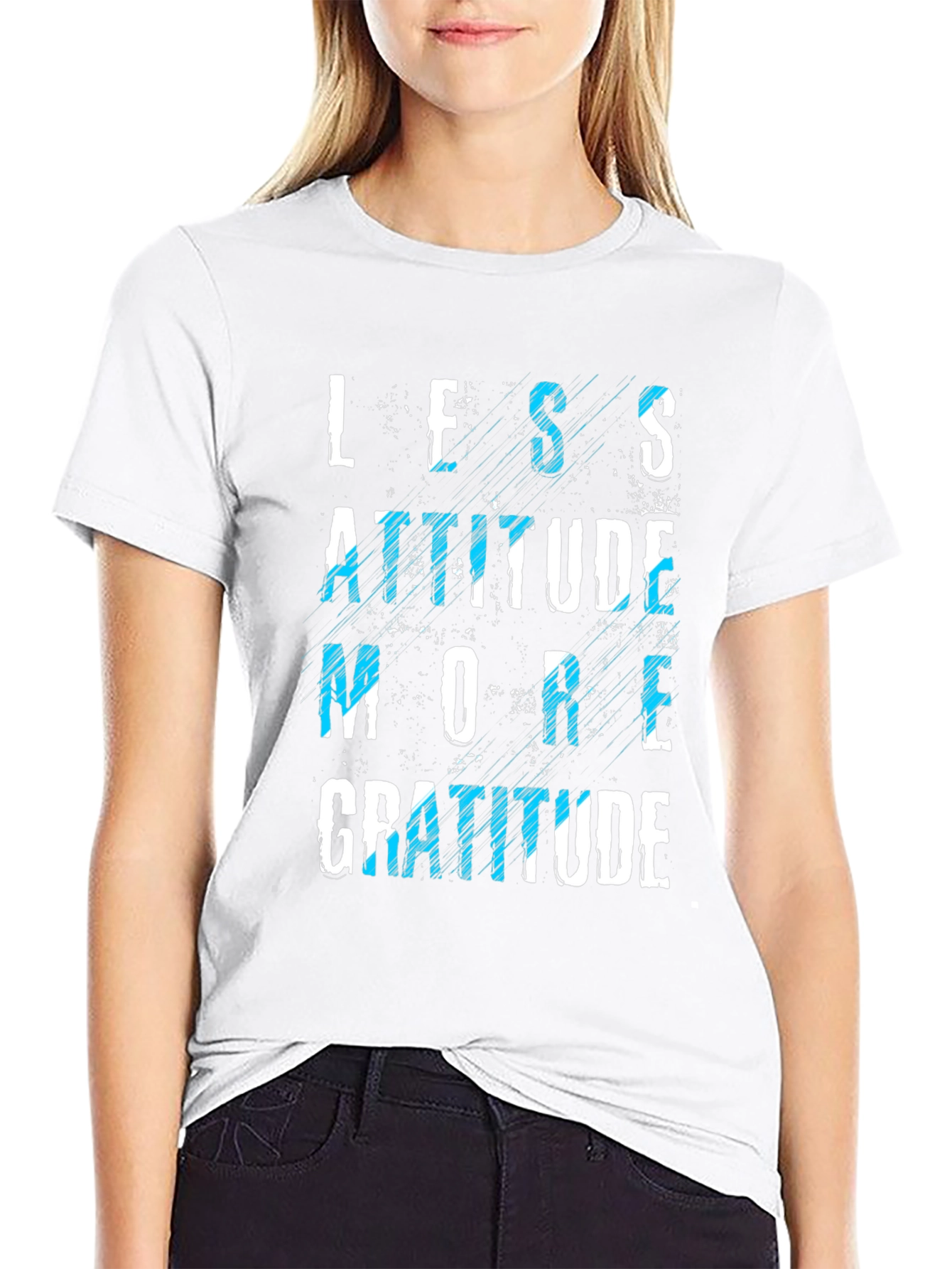 Less Attitude More Gratitude Graphic Tee