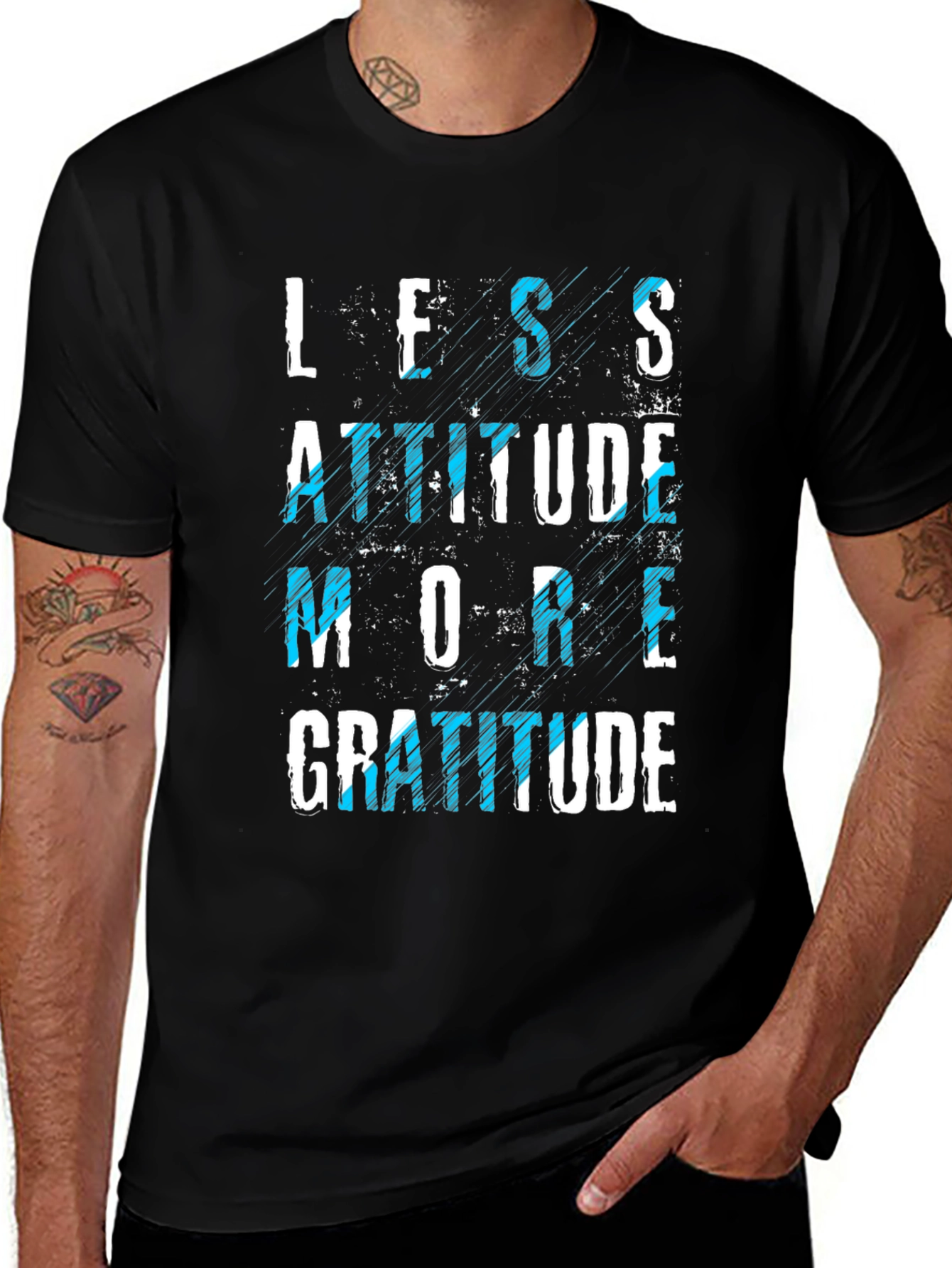 Less Attitude More Gratitude Graphic Tee