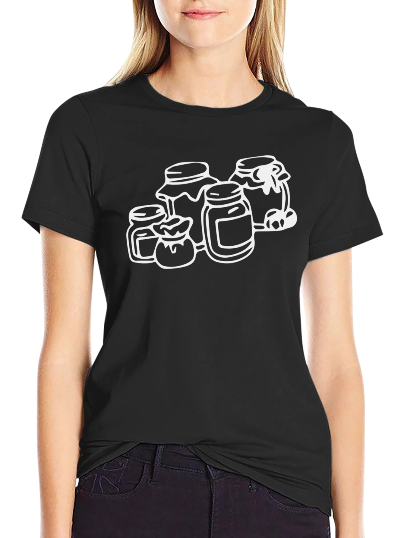 Jam Jars Graphic T-Shirt - Classic Crew Neck Tee