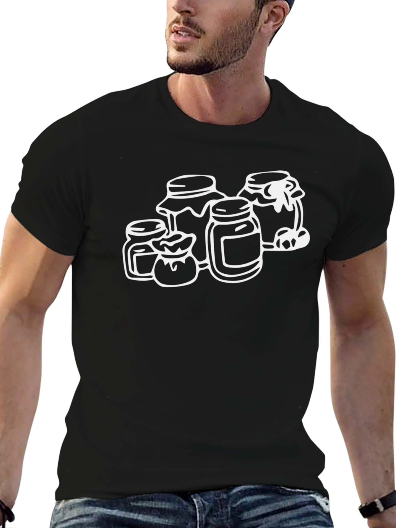 Jam Jars Graphic T-Shirt - Classic Crew Neck Tee