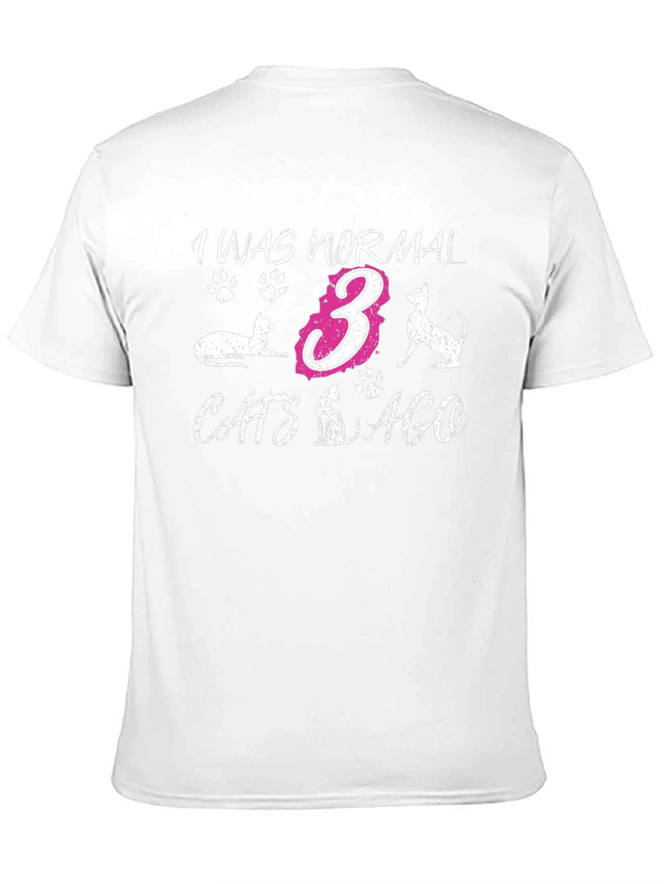 I Was Normal 3 Cats Ago Graphic Tee