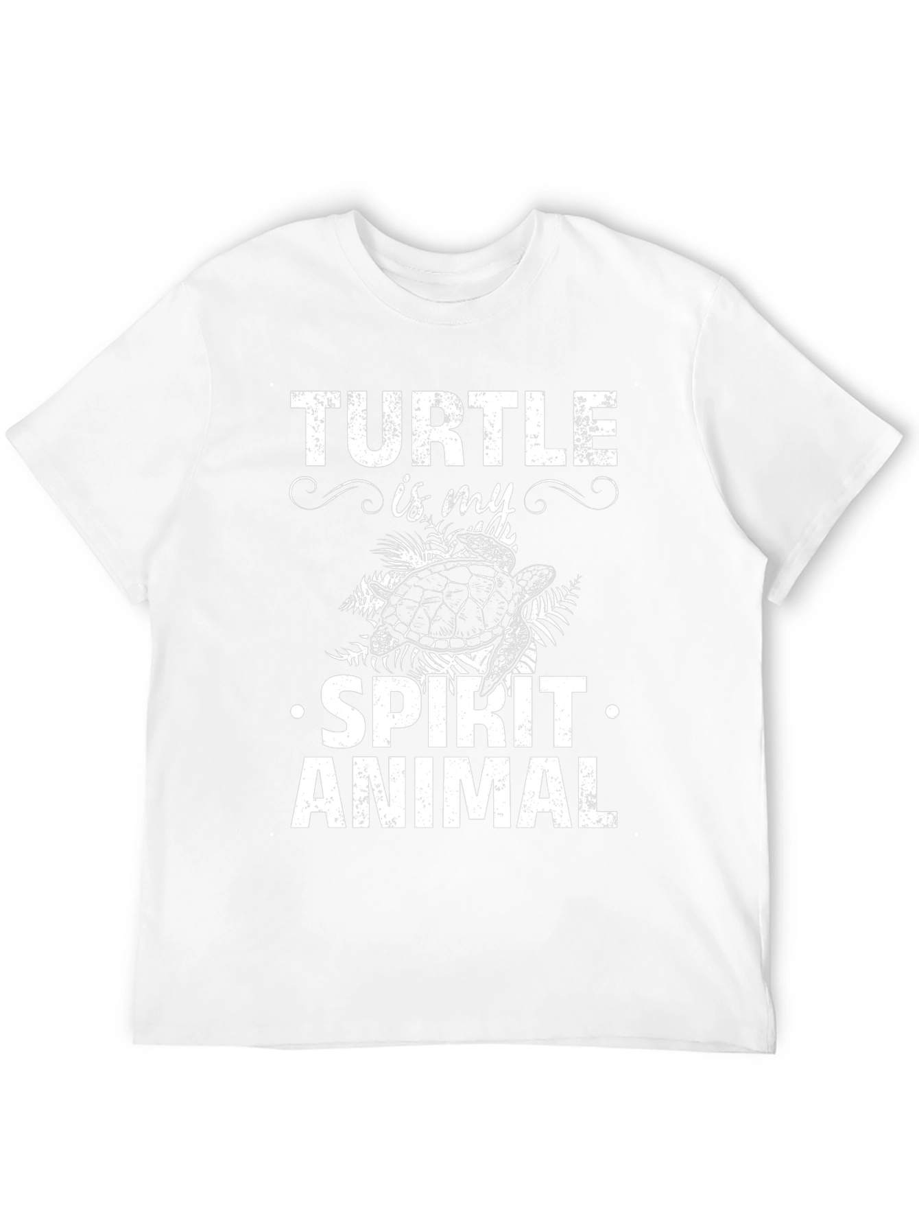 Turtle Spirit Animal Graphic Tee - Black