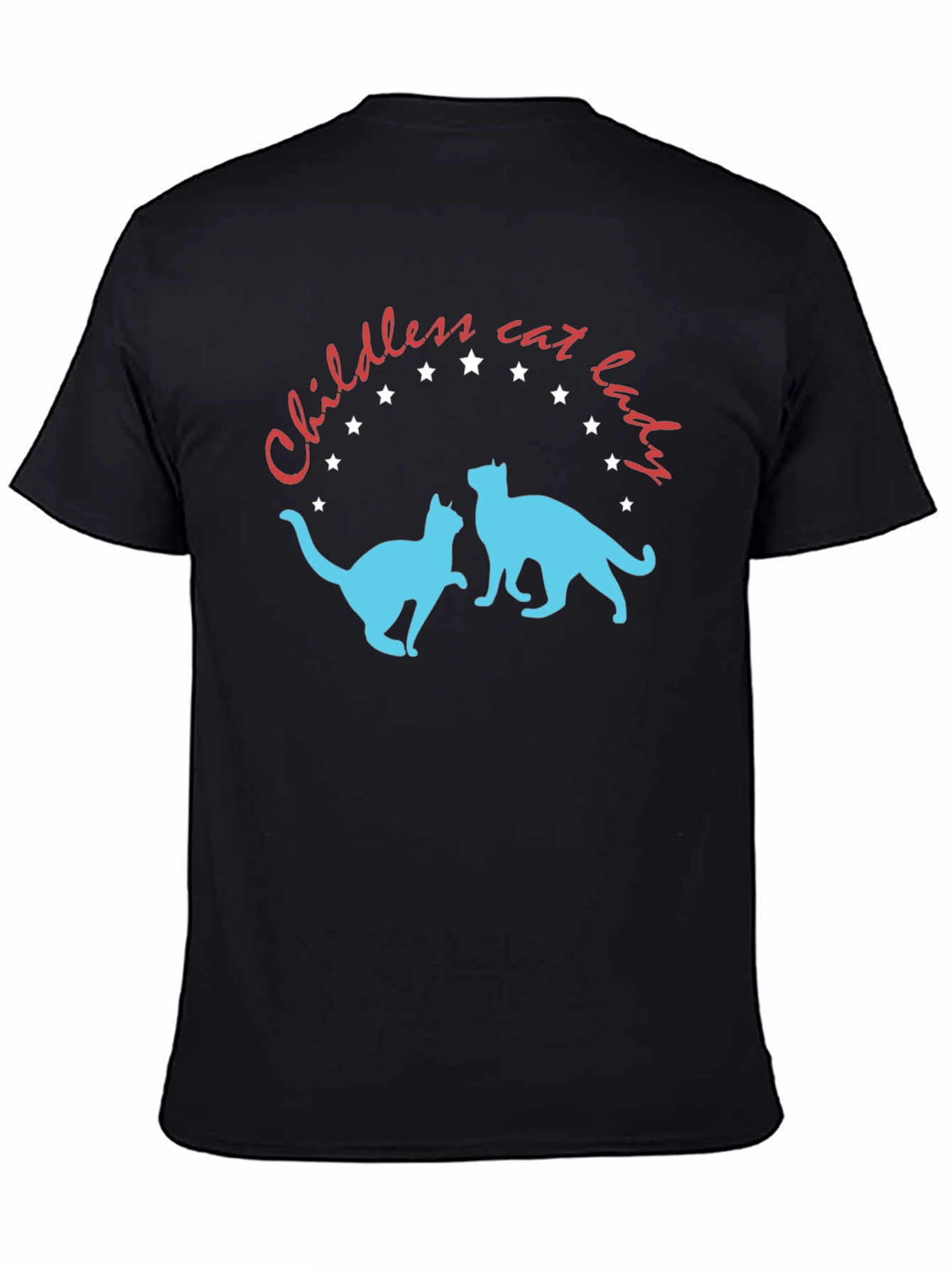 Childless Cat Lady T-Shirt - Novelty Graphic Tee