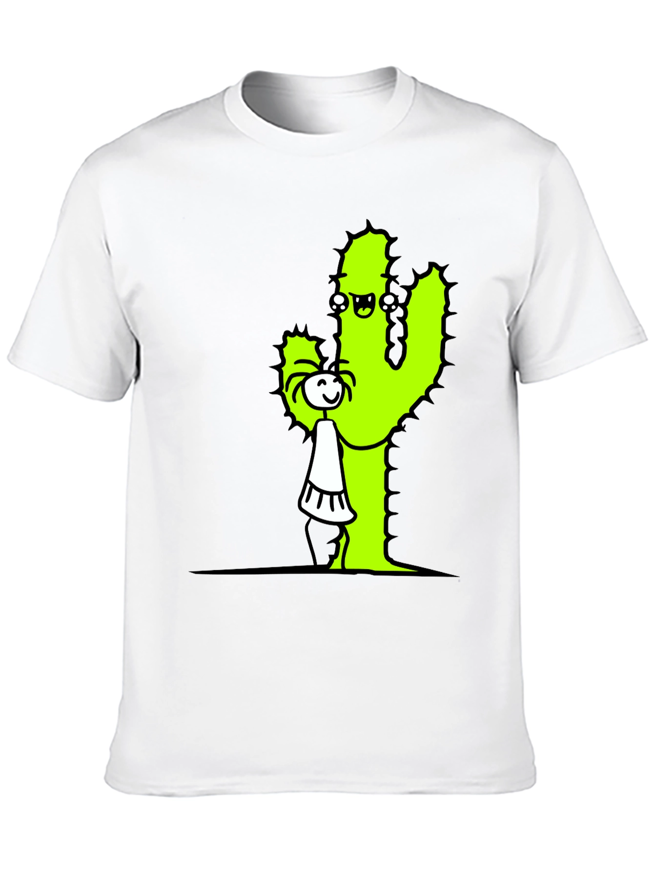 Cactus Hug T-Shirt - Funny Graphic Tee