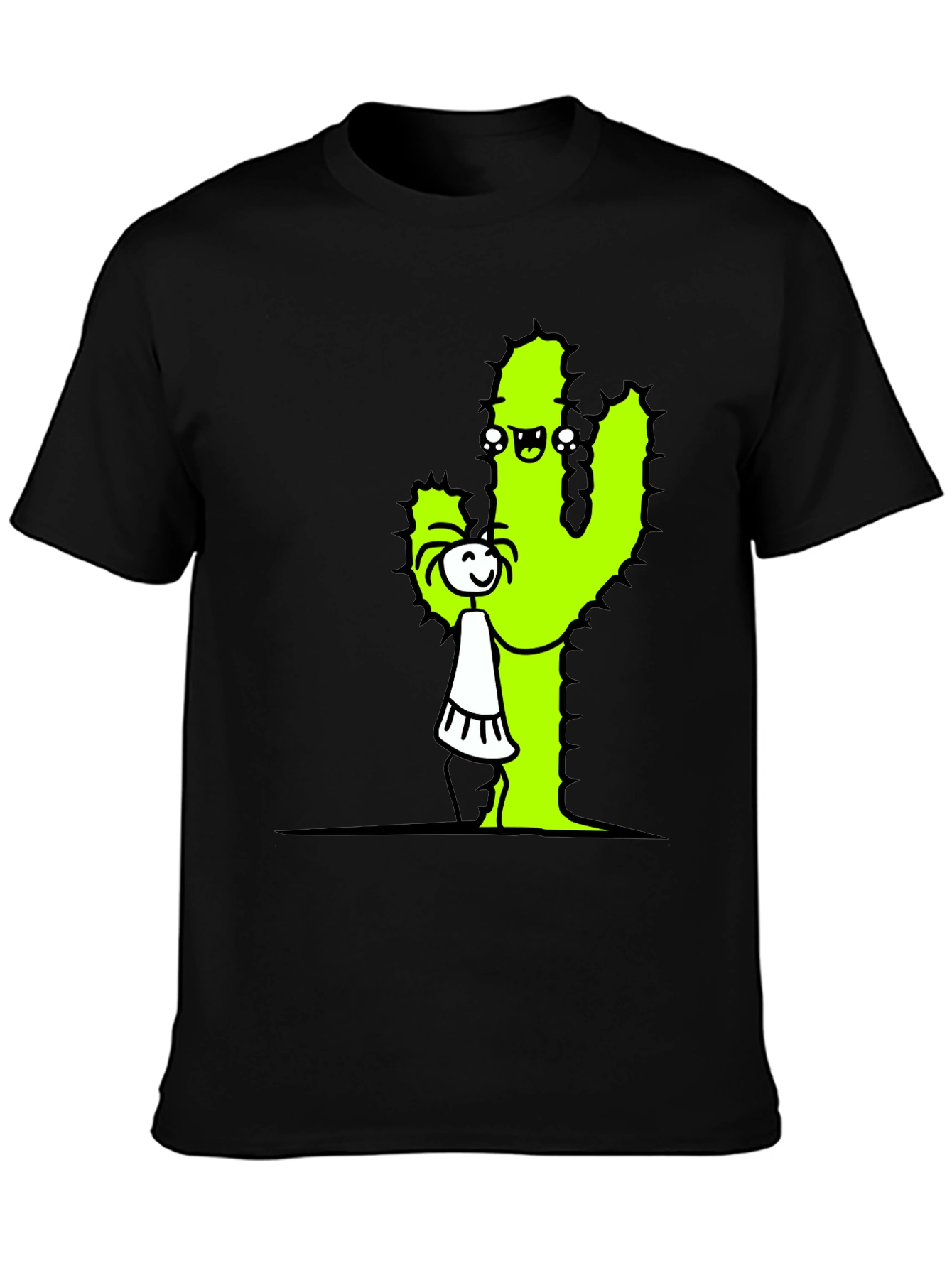Cactus Hug T-Shirt - Funny Graphic Tee