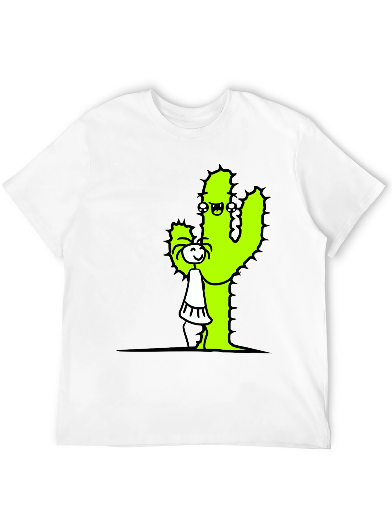 Cactus Hug T-Shirt - Funny Graphic Tee