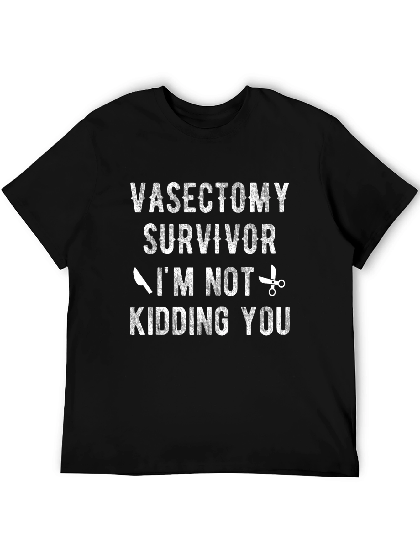 Vasectomy Survivor Humor Graphic Tee