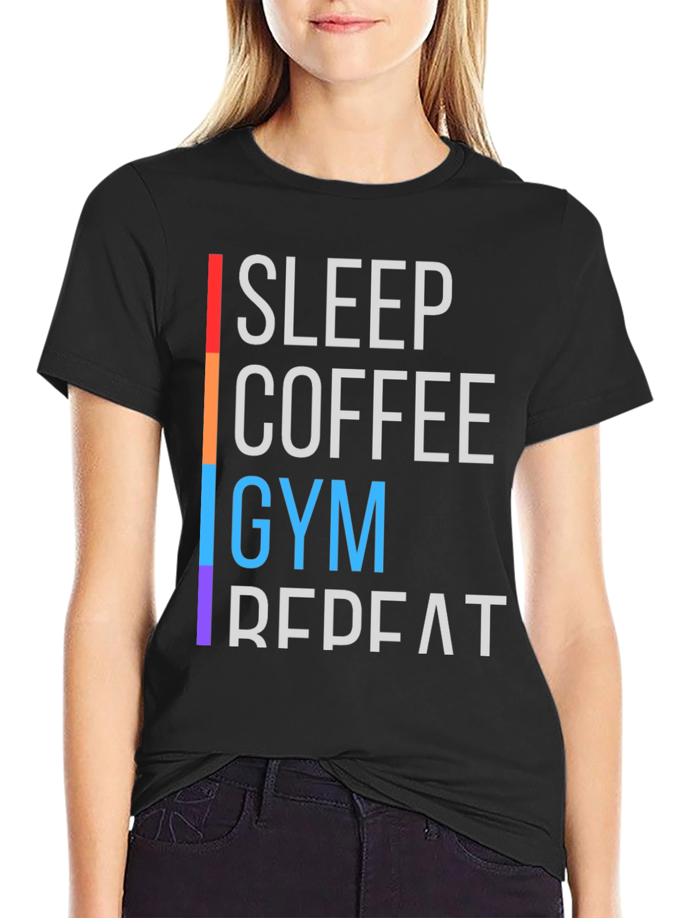 Sleep Coffee Gym Repeat T-Shirt