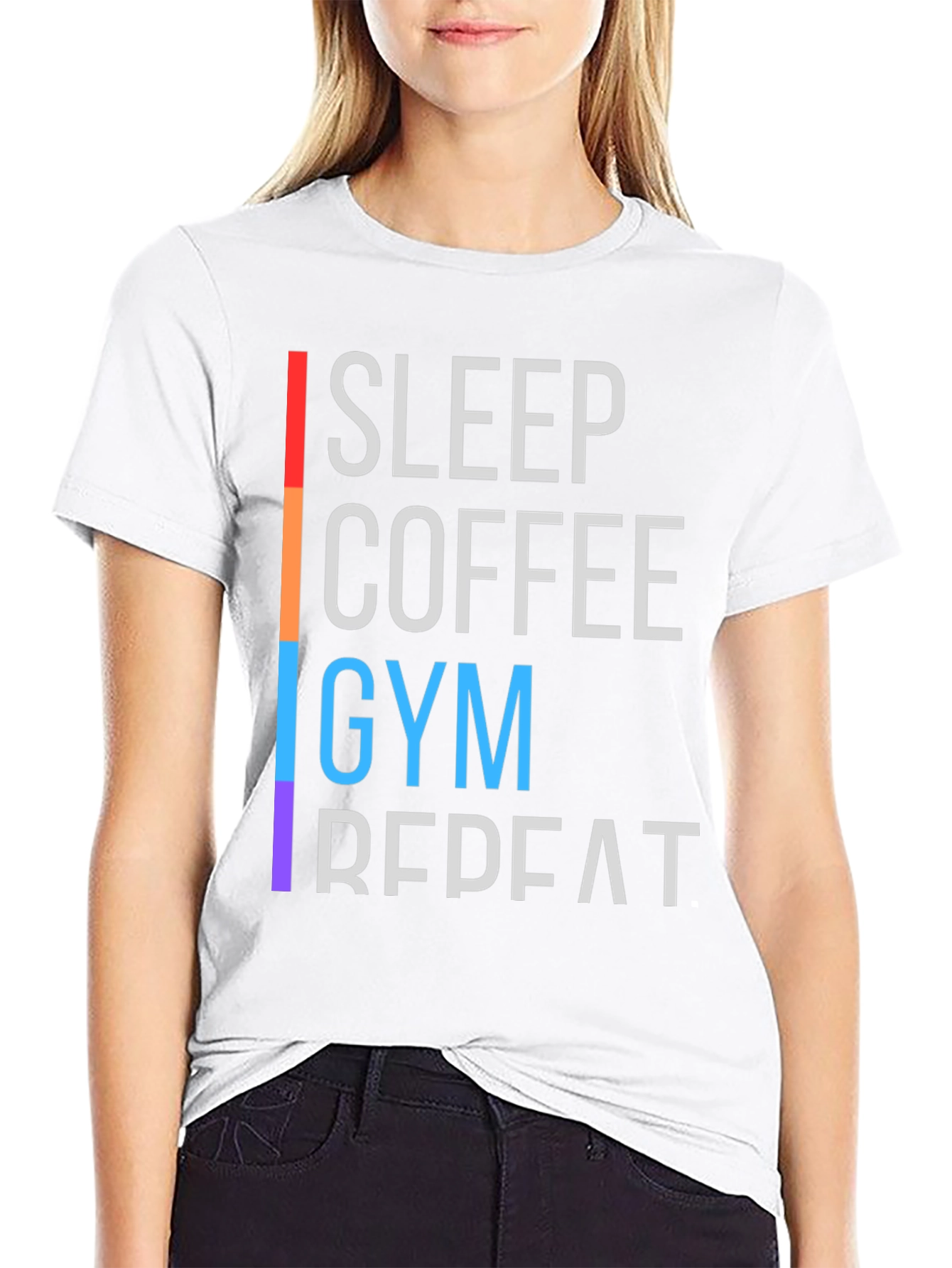Sleep Coffee Gym Repeat T-Shirt