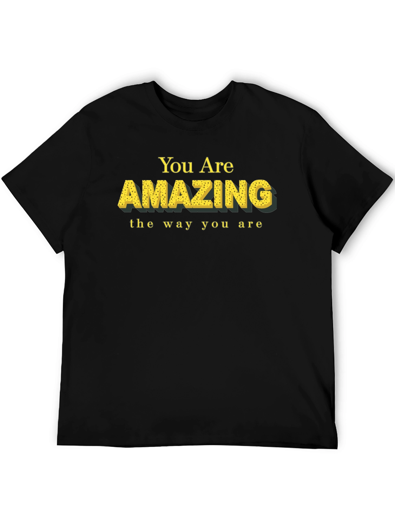 You Are Amazing Graphic Tee - Black