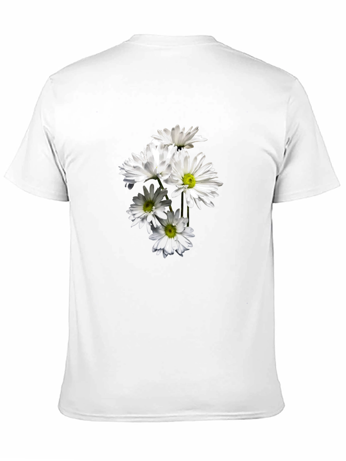 Daisy Graphic Black Tee - Soft & Stylish