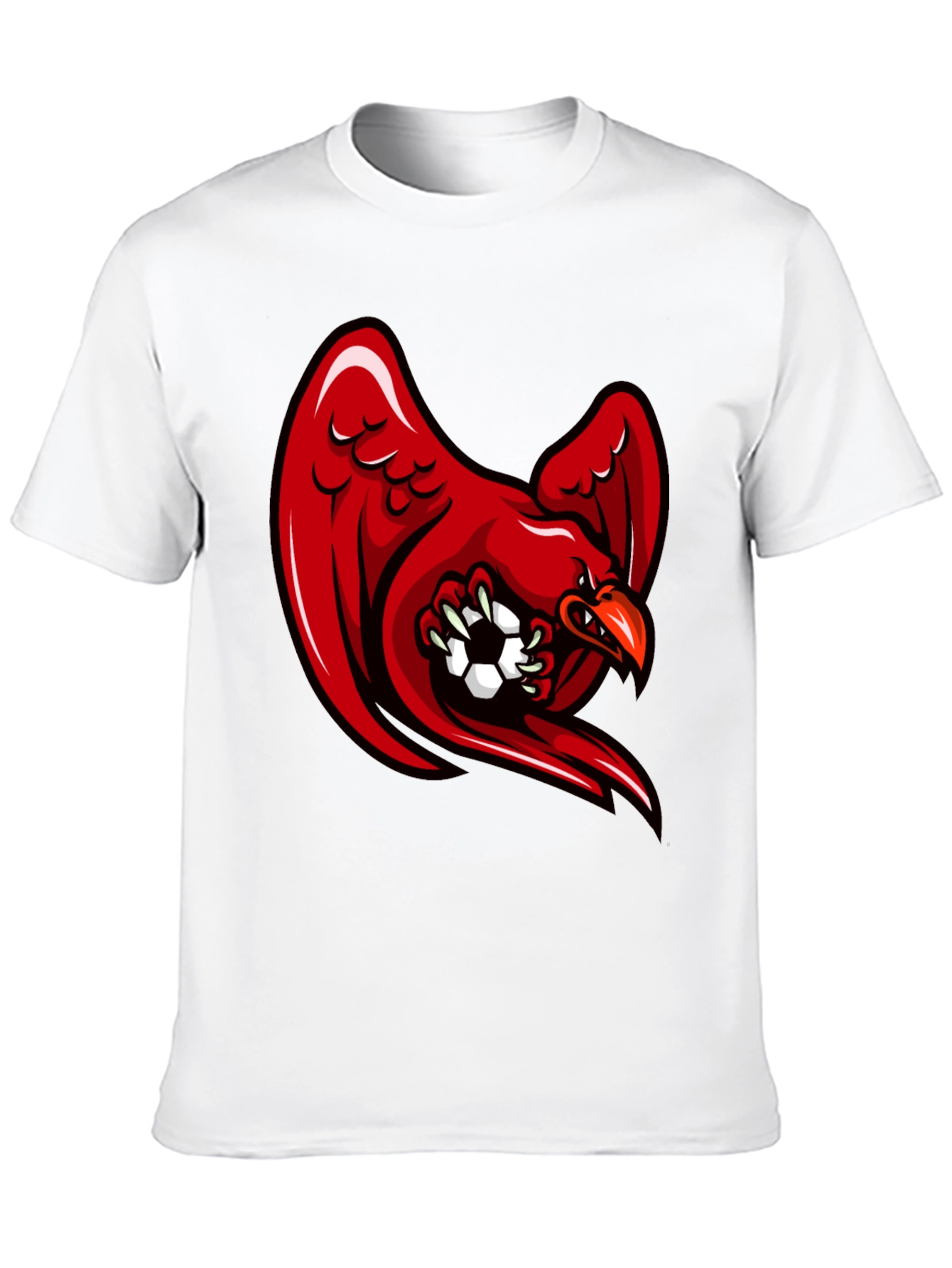 Red Eagle Soccer Black T-Shirt