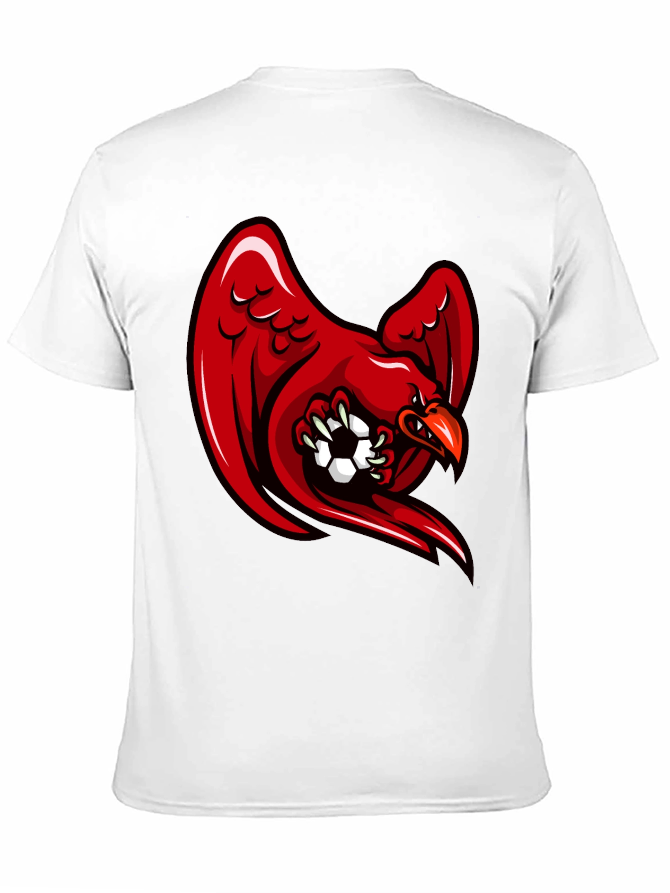 Red Eagle Soccer Black T-Shirt